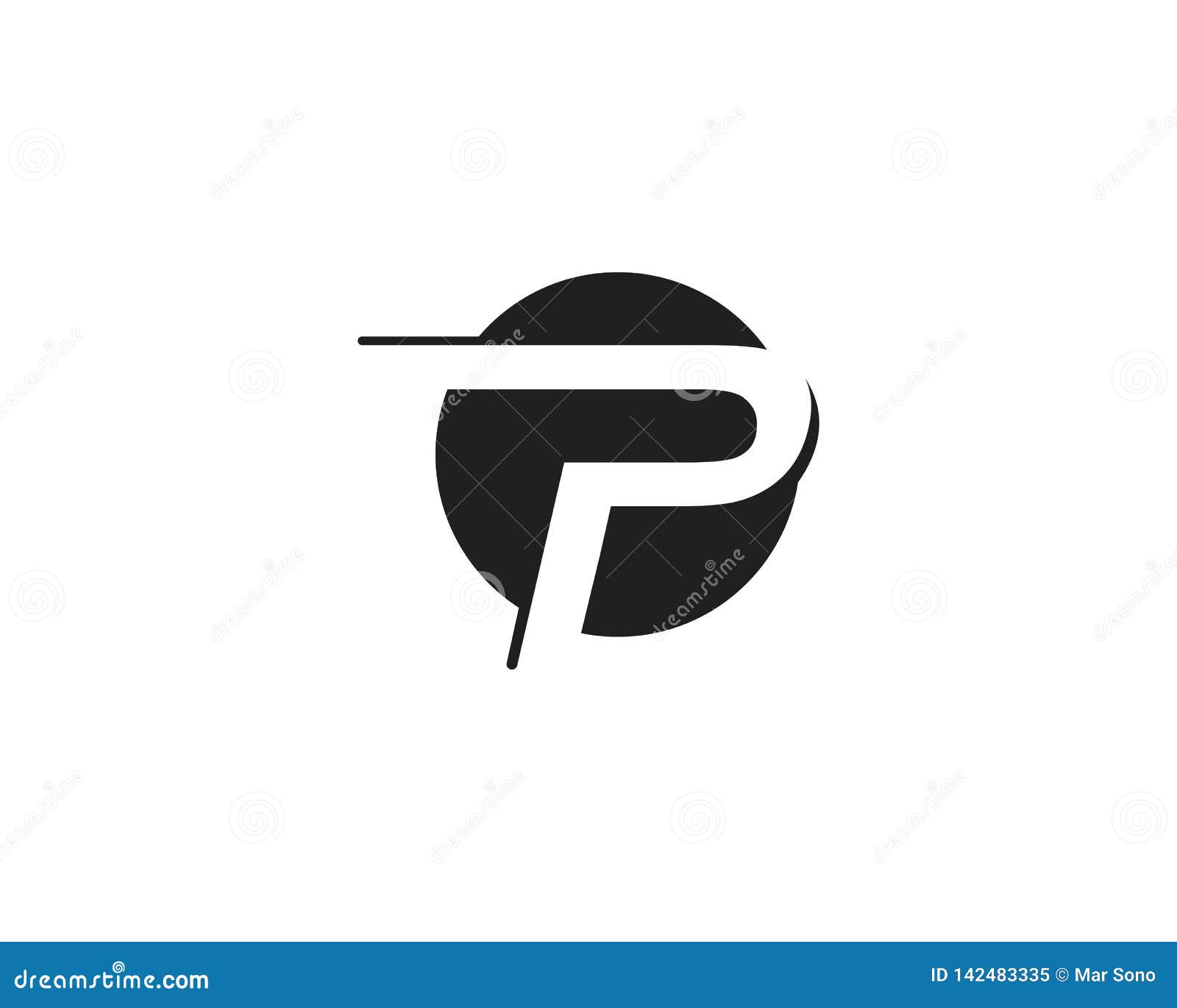 P Logo Letter Business Corporate Design Vectors Stock Vector ...