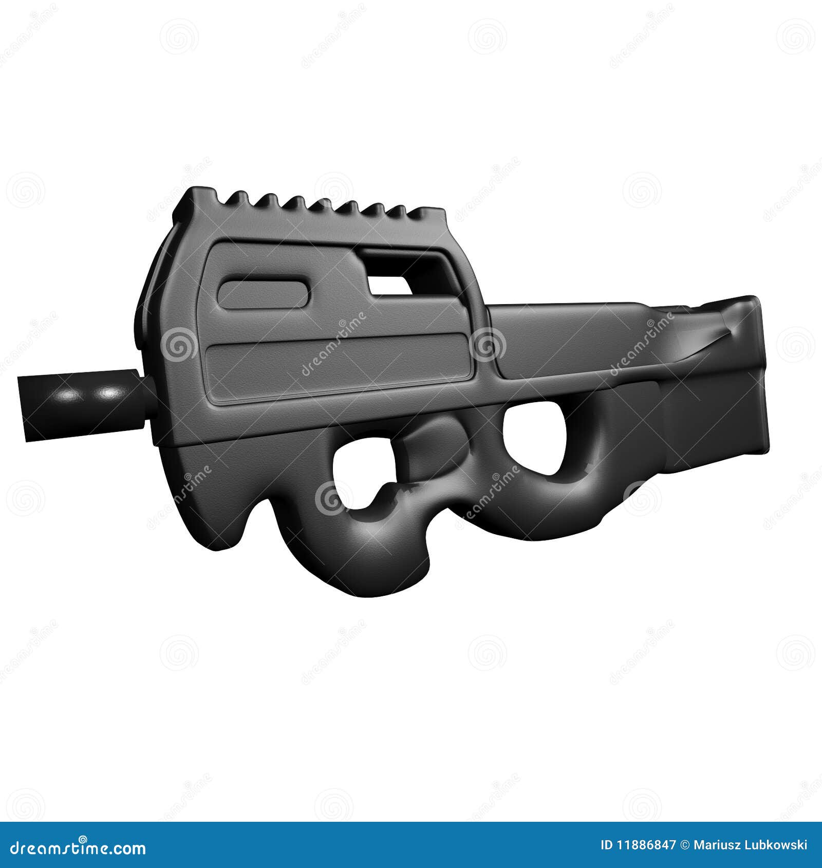 p90 submachine gun