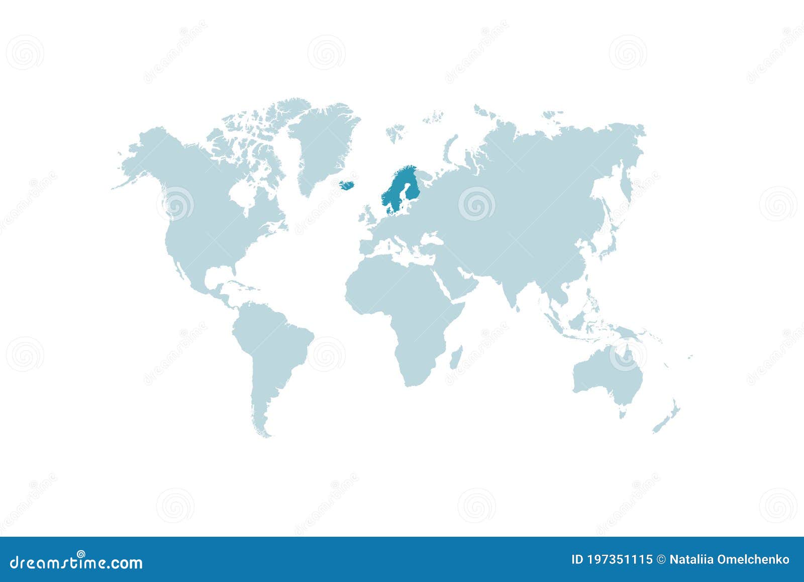 Vetores de Escandinávia Báltico Mapa Países Nórdicos Dinamarca