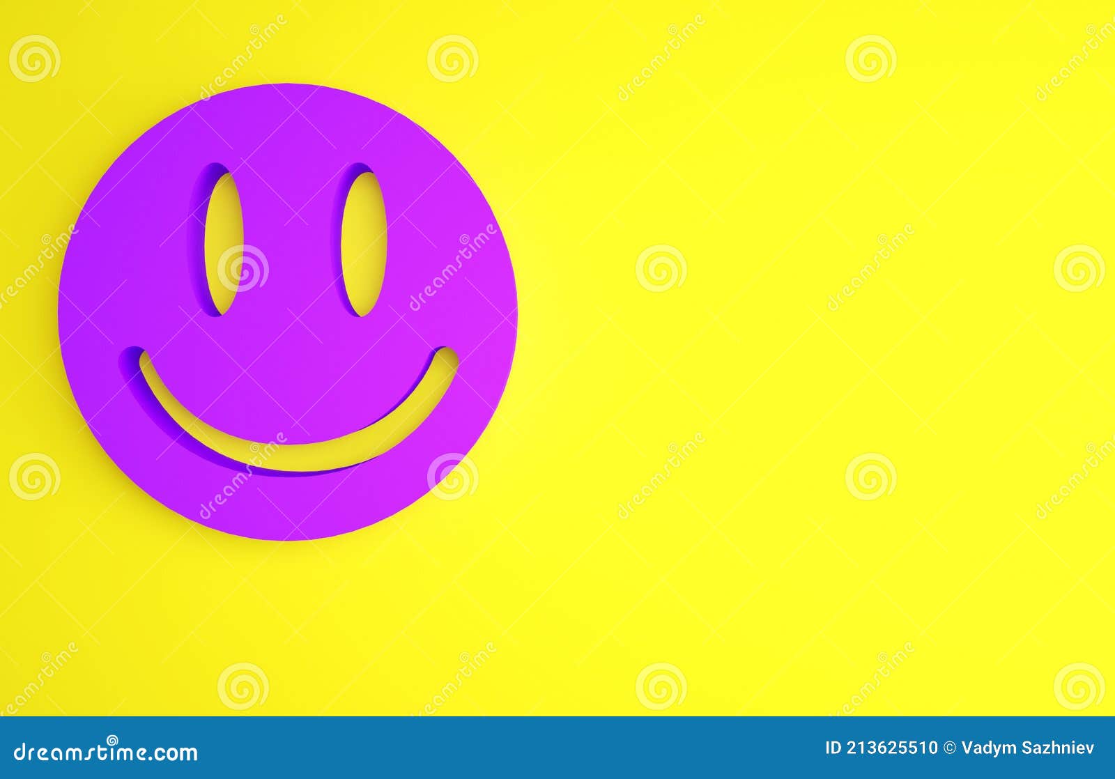 Paarse Glimlach-gezichtspictogram Geïsoleerd Gele Glimlach Emoticon. Happy Smiley Chat Symbool. Begrip Stock Illustratie - Illustration of ogen, uitdrukking: 213625510