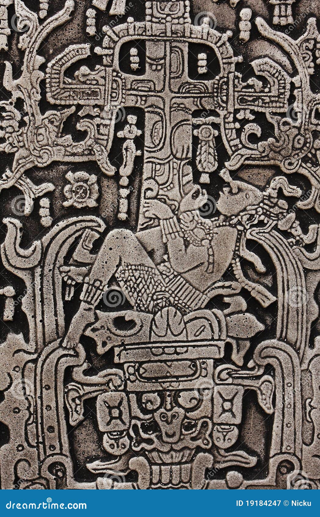 pacal the great of palenque stone carve