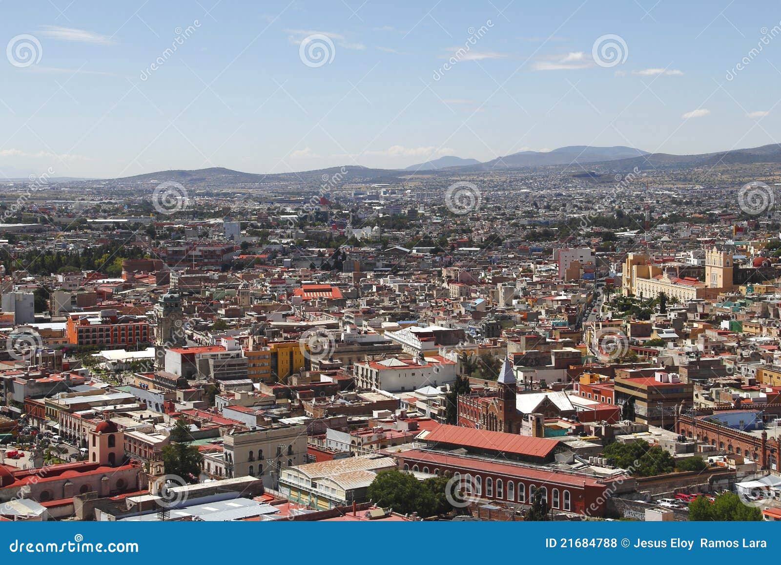 panoramic view of pachuca city, hidalgo, mexico iv