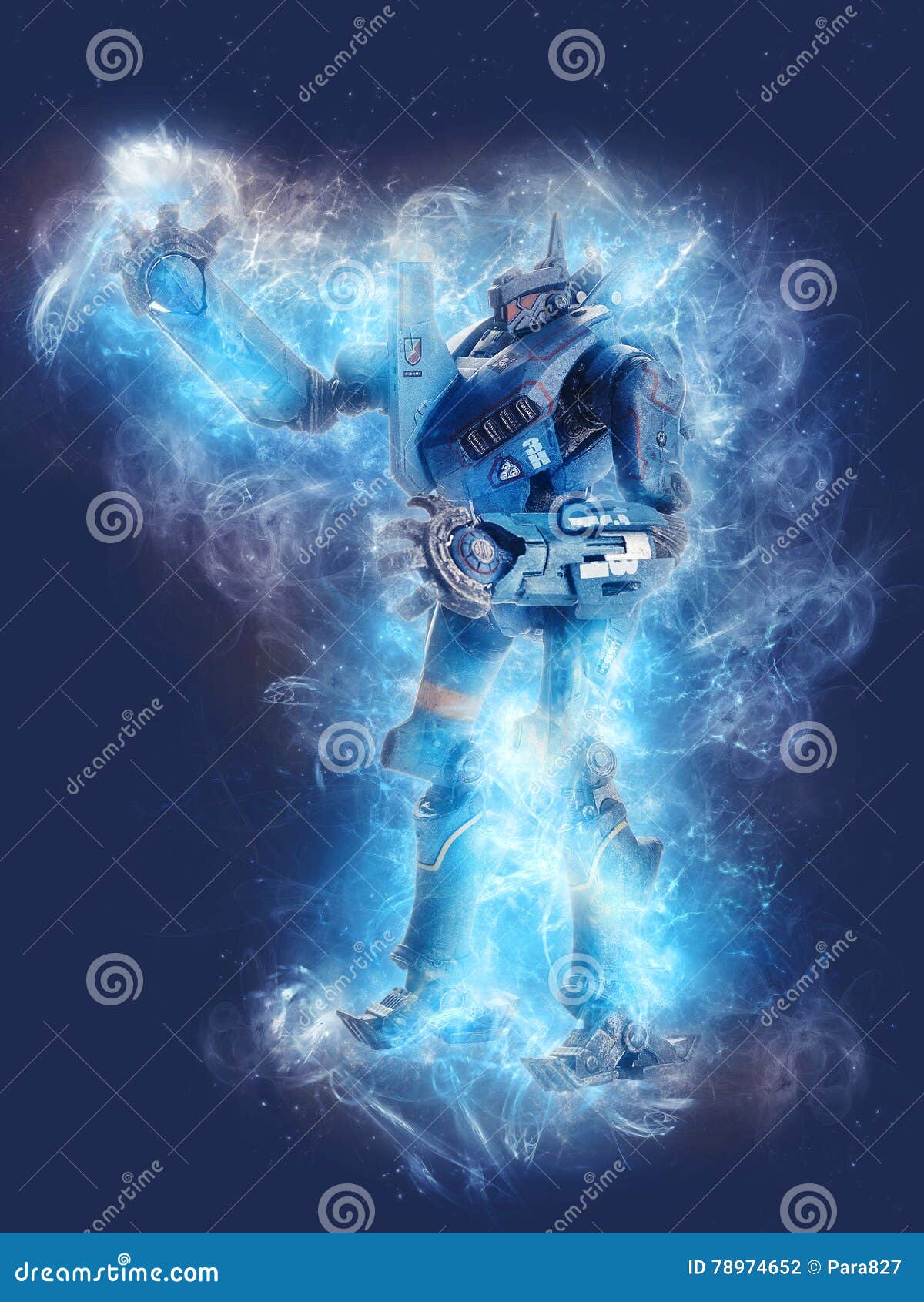 Pacific rim robot stock illustration. Illustration of object - 78974652