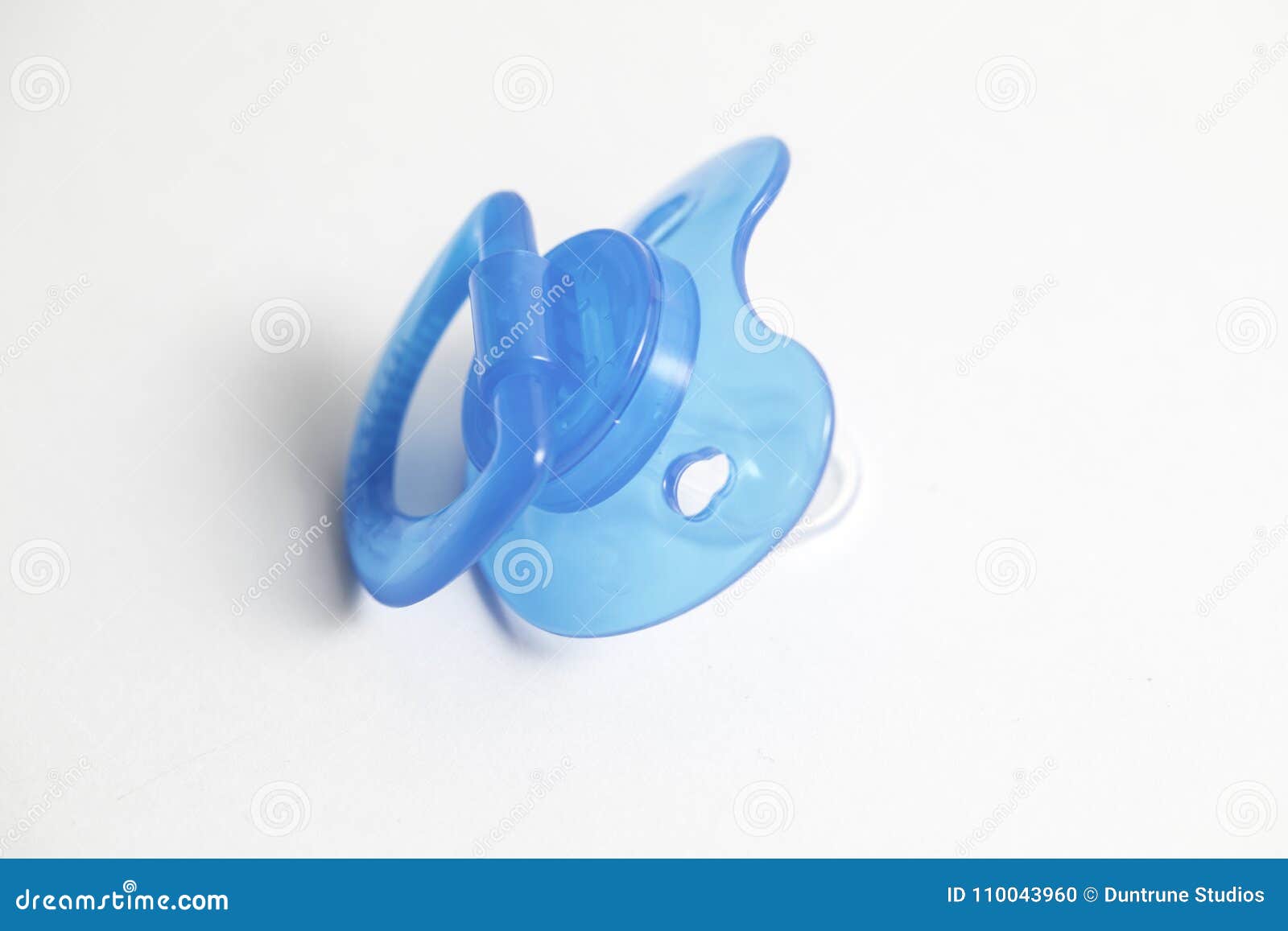 Pacifier Blue stock photo. Image of nursery, infant - 110043960