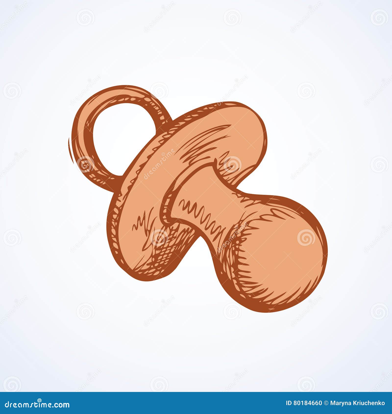 Pacifier Gráfico Del Vector Ilustración del Vector Ilustración de