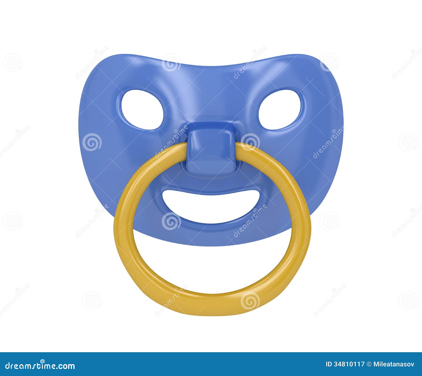 Pacifier stock illustration. Illustration of plastic 34810117