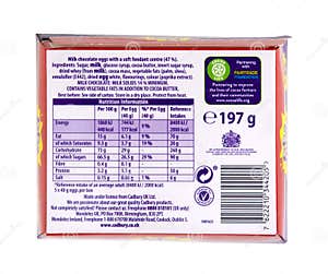 Cadbury White Chocolate Oreo Biscuits Bar Editorial Image 