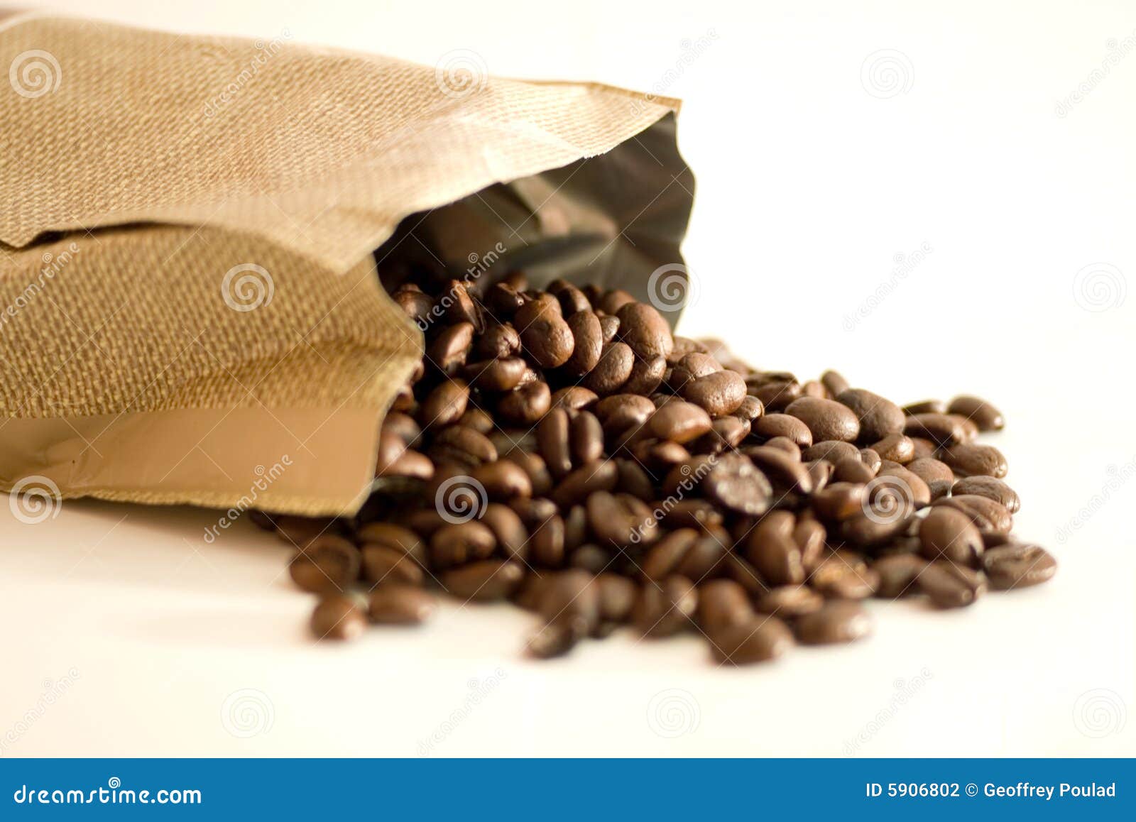 A pack of coffee beans stock photo. Image of background 5906802