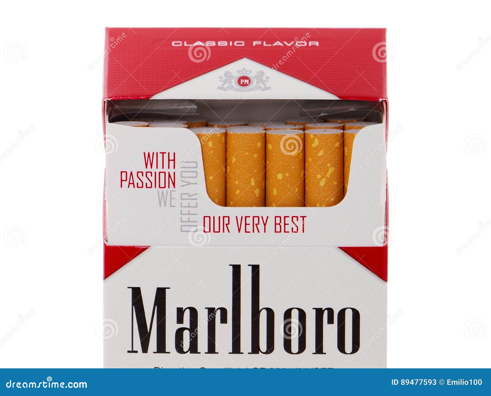 Pack Of Marlboro Cigarettes, Made By Philip Morris Editorial Photo ...