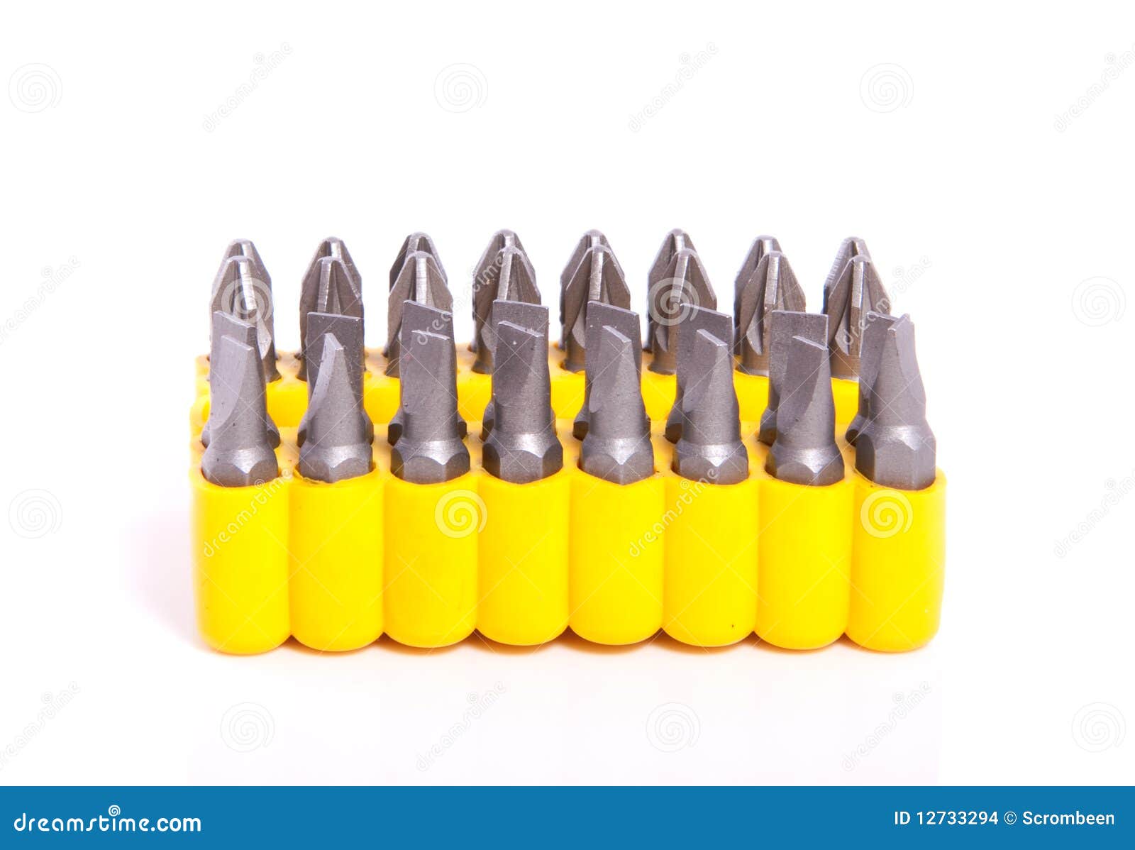 A Pack of Screwdriver Heads Stock Photo Image of handle, repairs