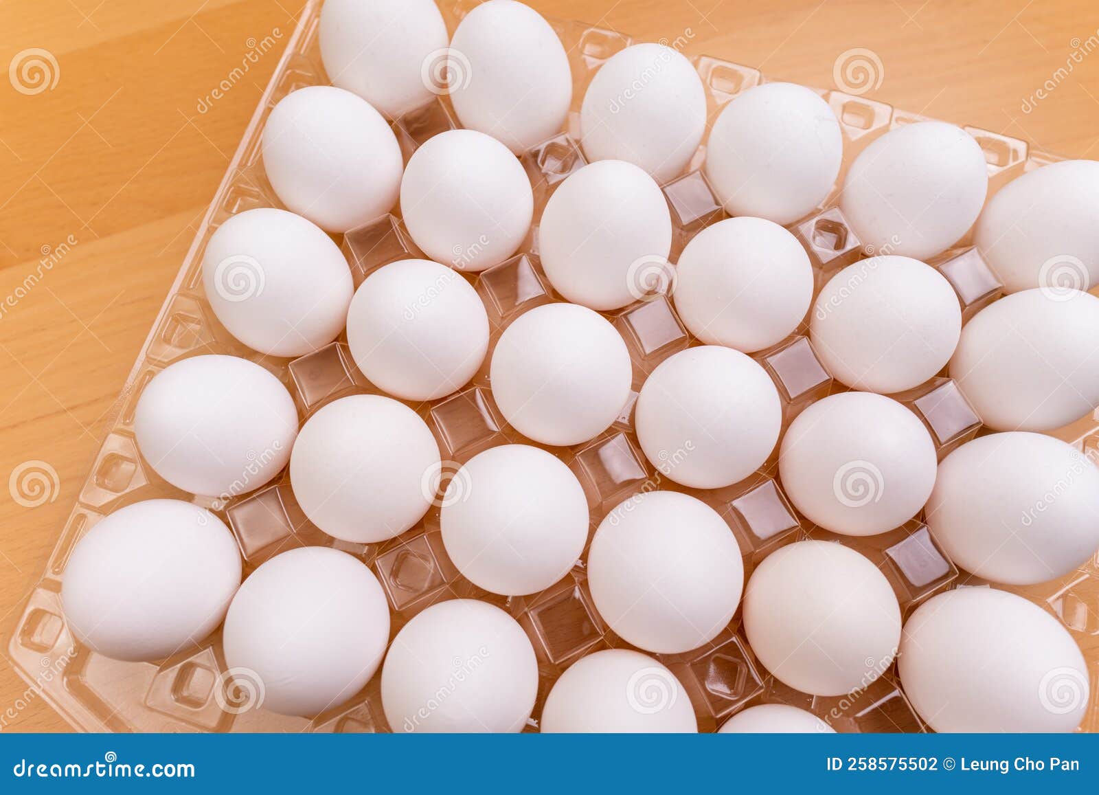 Pack of white chicken egg stock photo. Image of farm 258575502