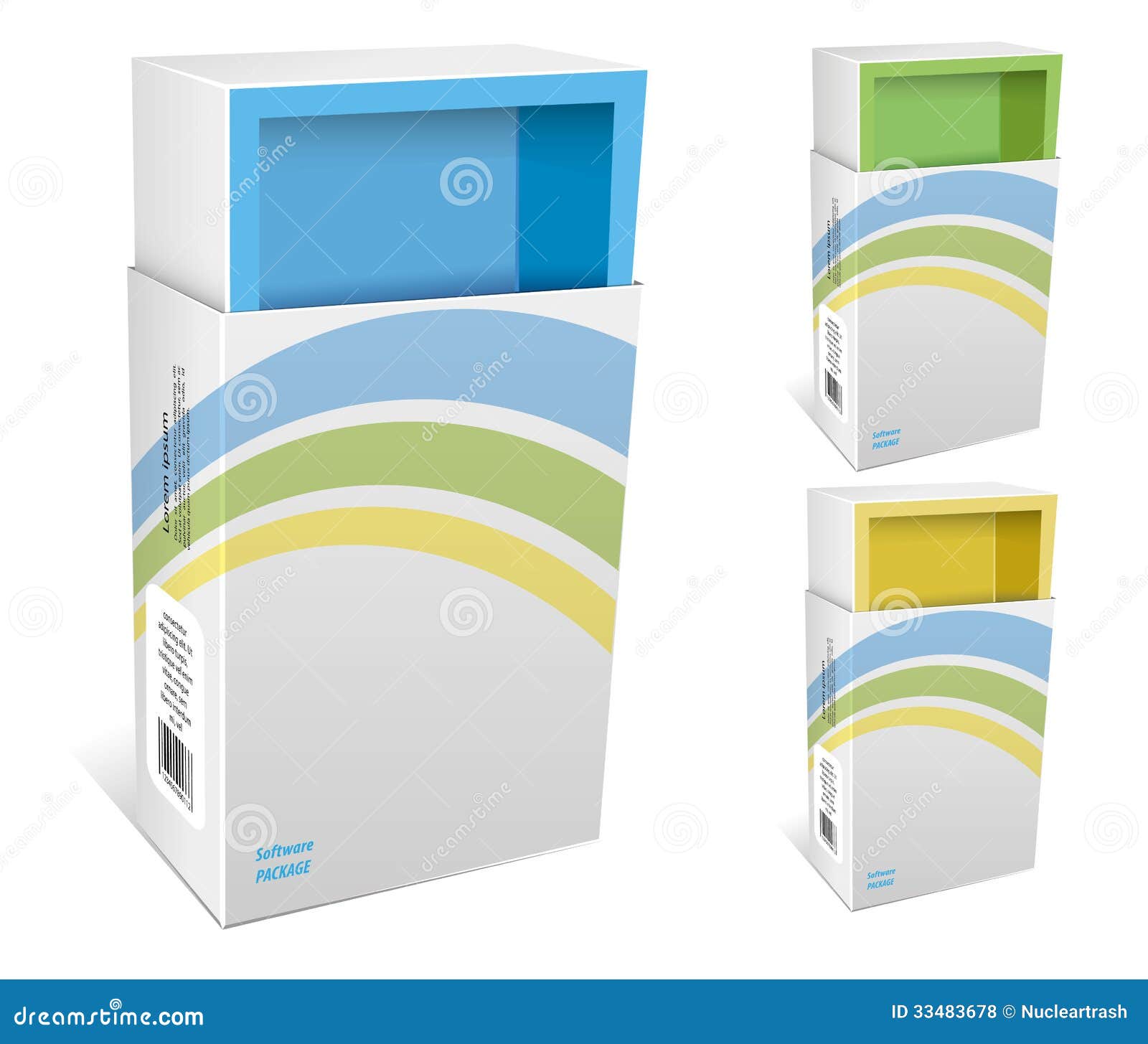 Download Package box stock vector. Illustration of grey, gift - 33483678