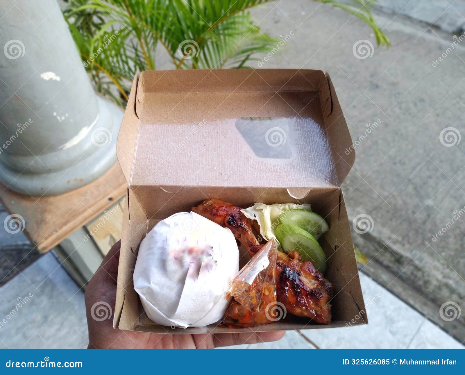 Indonesian Rice Dish Nasi Lemak Nasi Kuning Malaysian Food Fragrant Indonesian Rice Dish Nasi Lemak Nasi Kuning Malaysian Food Fragrant