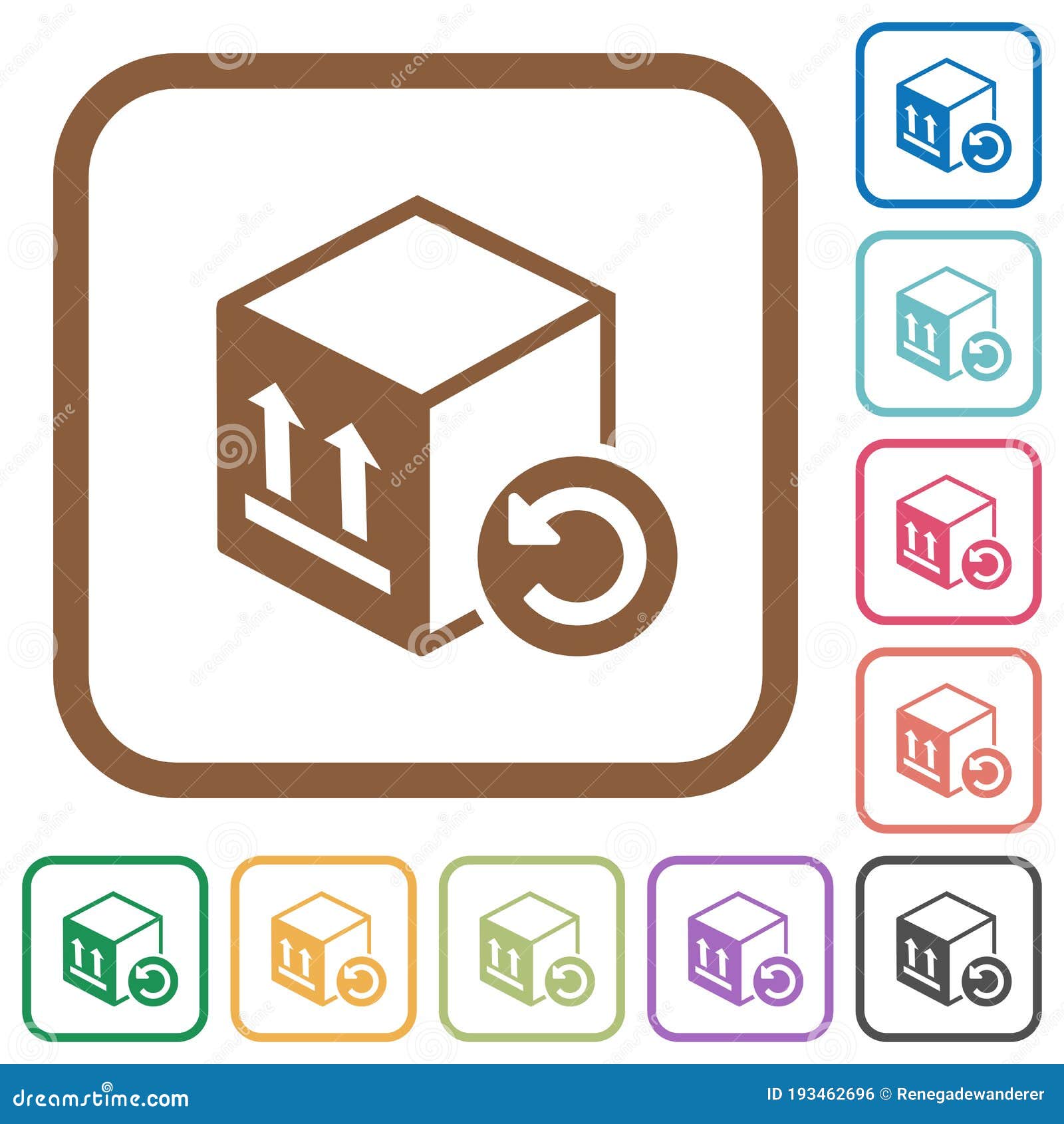 package return simple icons