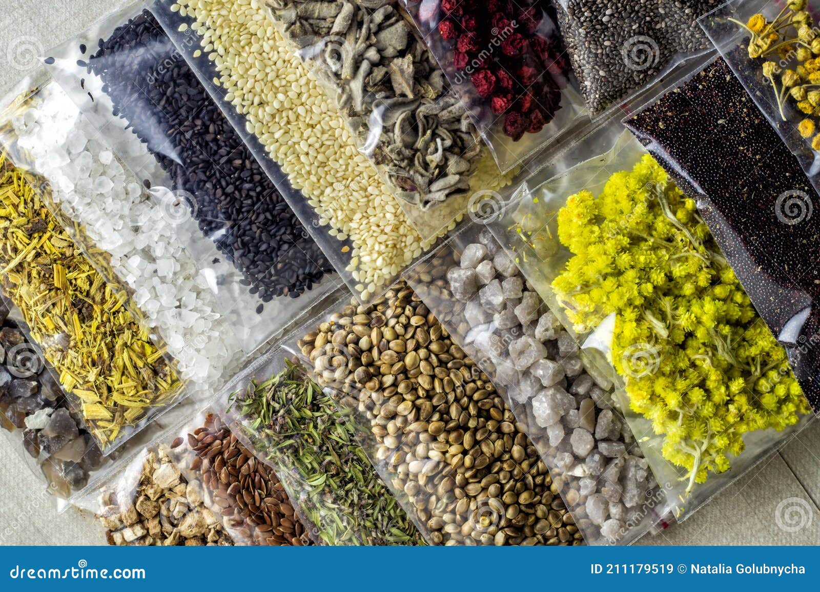 Herbal and Mineral Ingredients and Components for Creating Organic