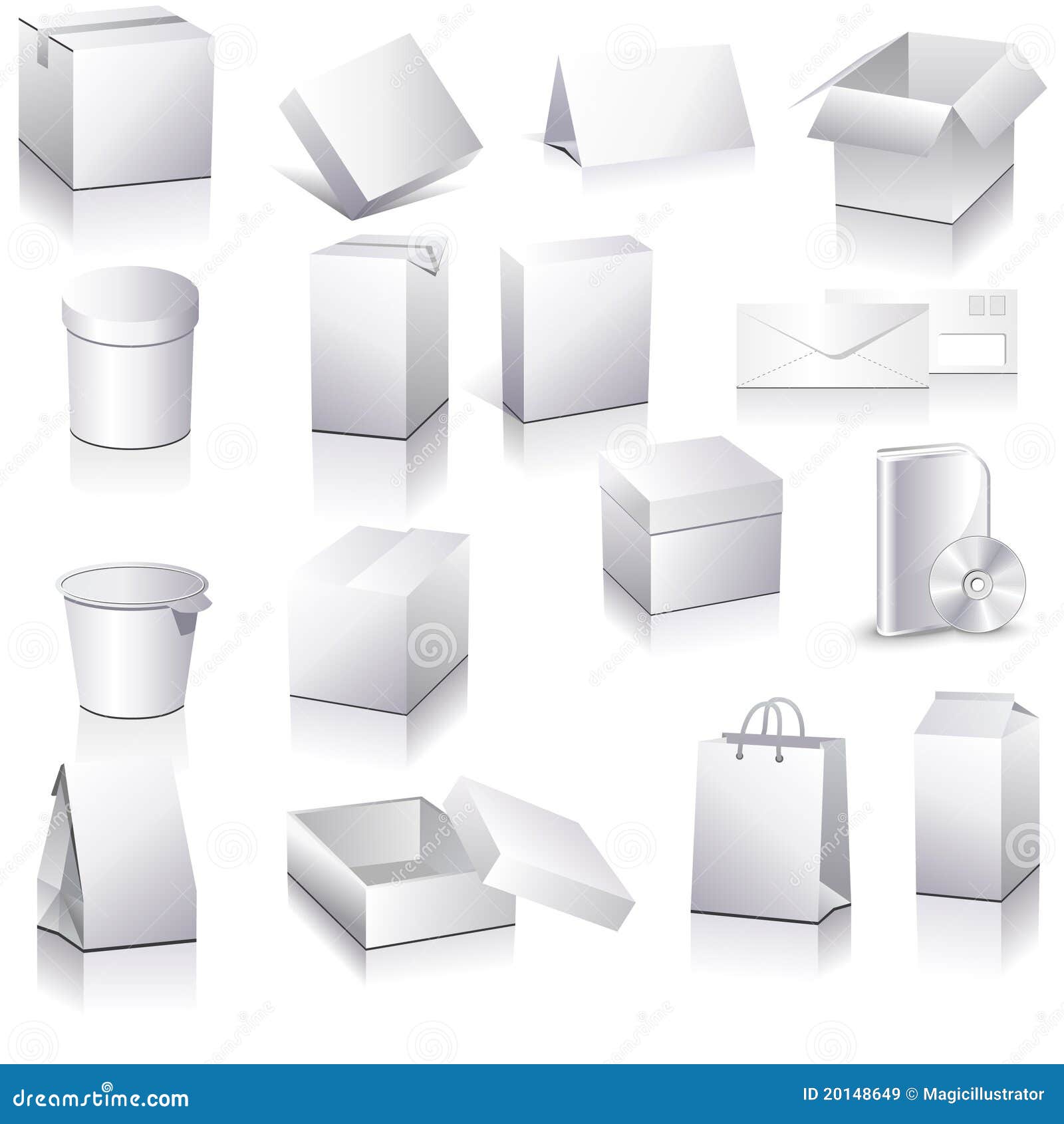 Packaging stock illustration. Illustration of pizza, bucket - 20148649