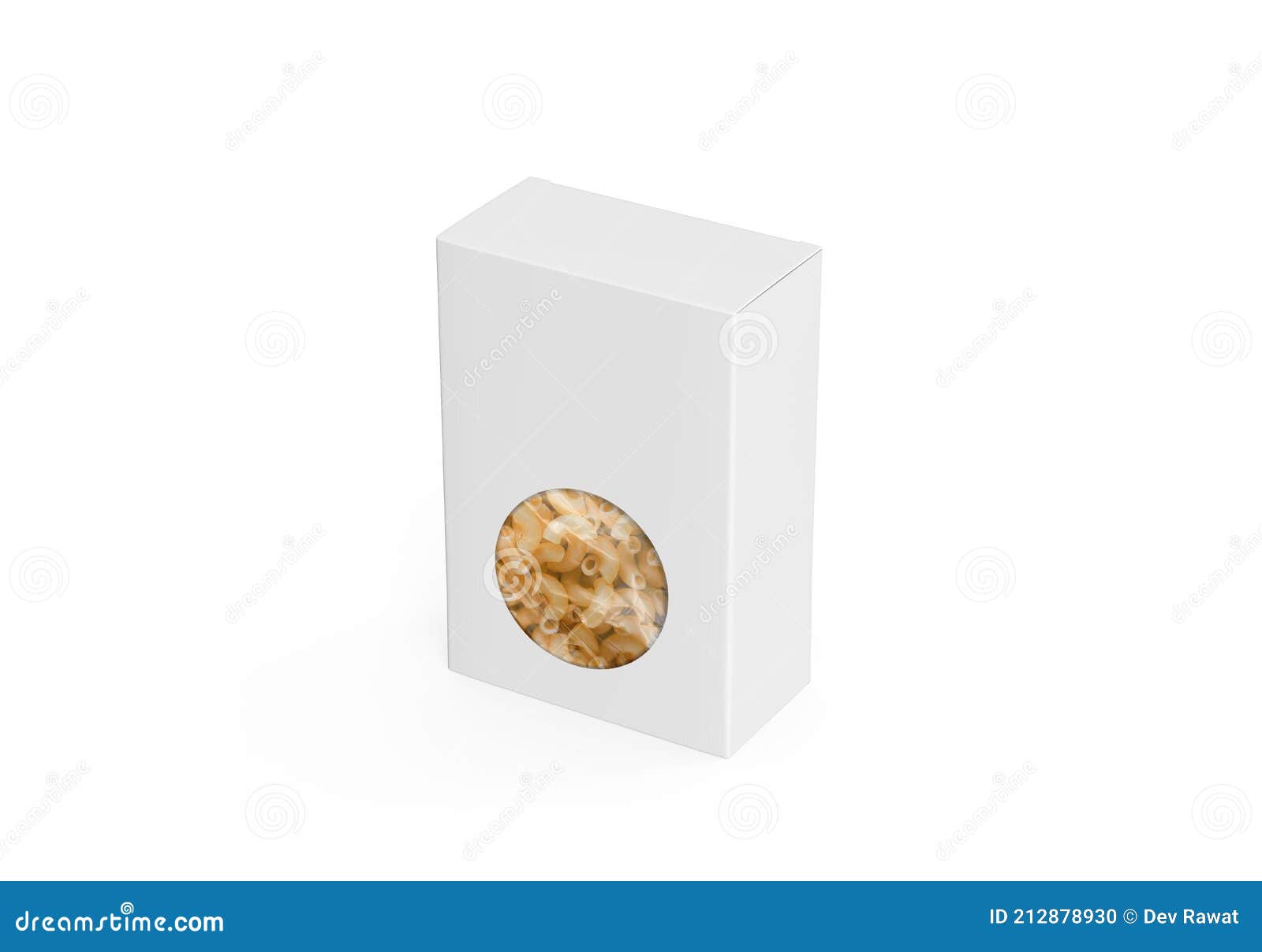 Download White Paper Window Box Mock Up With Spiral Pasta Transparent Plastic Macaroni Box With Cellophane Window Mockup Template On Isol Stock Illustration Illustration Of Italian Brand 212878930