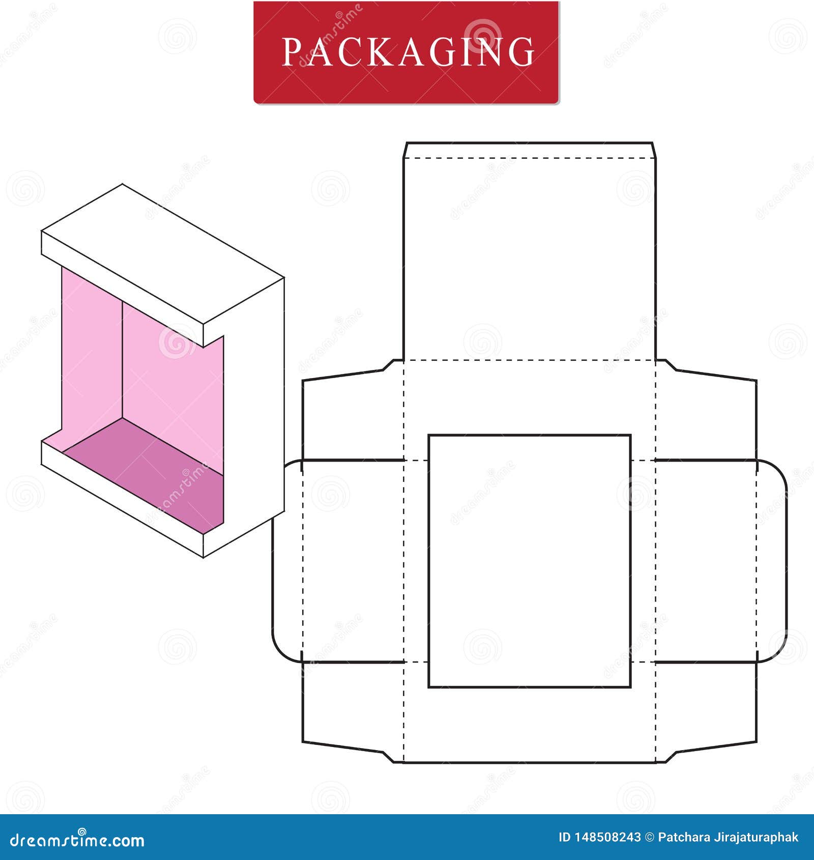 Packaging for Cosmetic or Skincare Product Stock Vector - Illustration ...