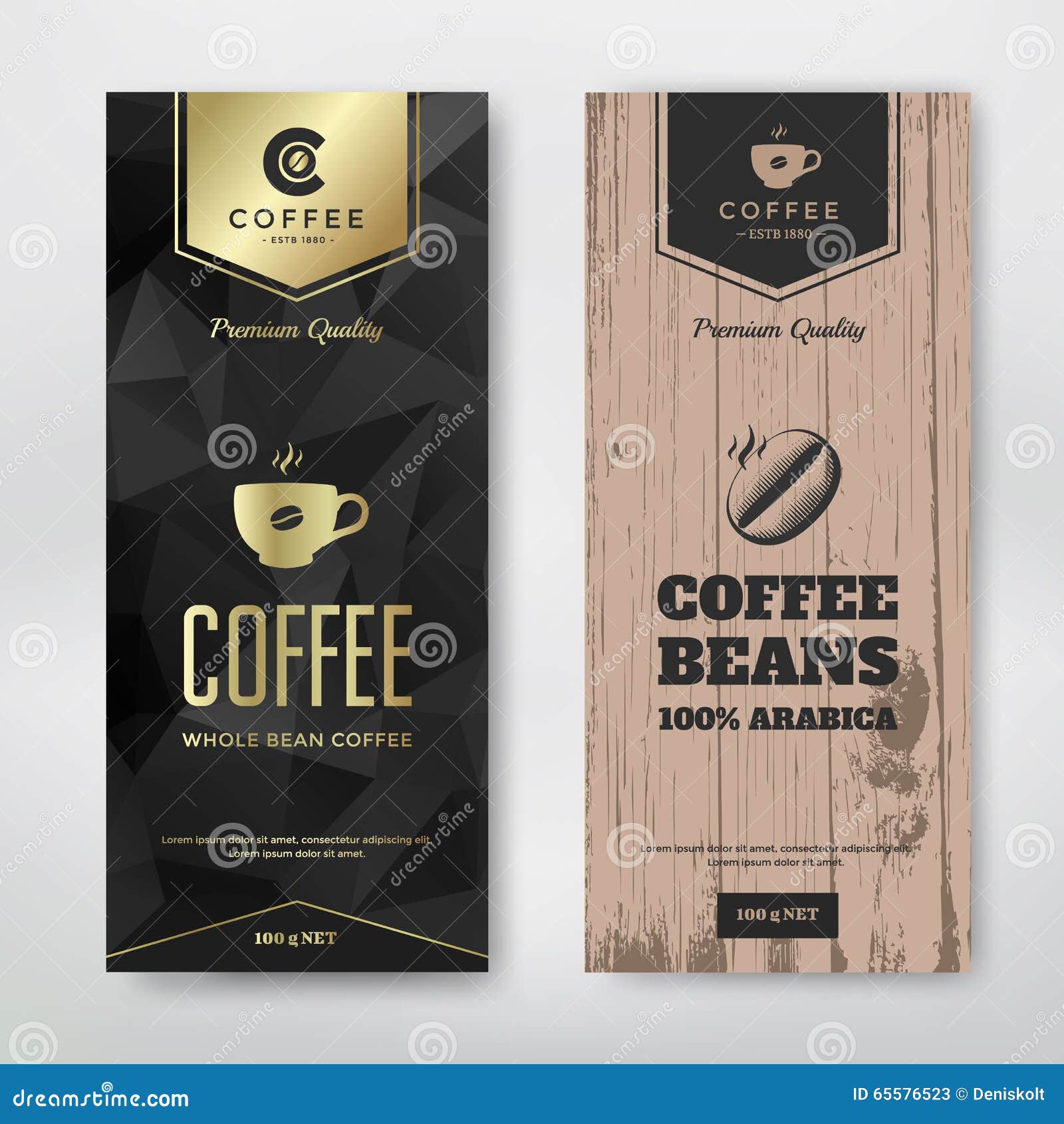 Download Packaging design coffee stock vector. Illustration of ...