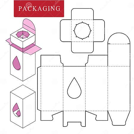 Packaging Design.Vector Illustration of Box. Stock Vector ...
