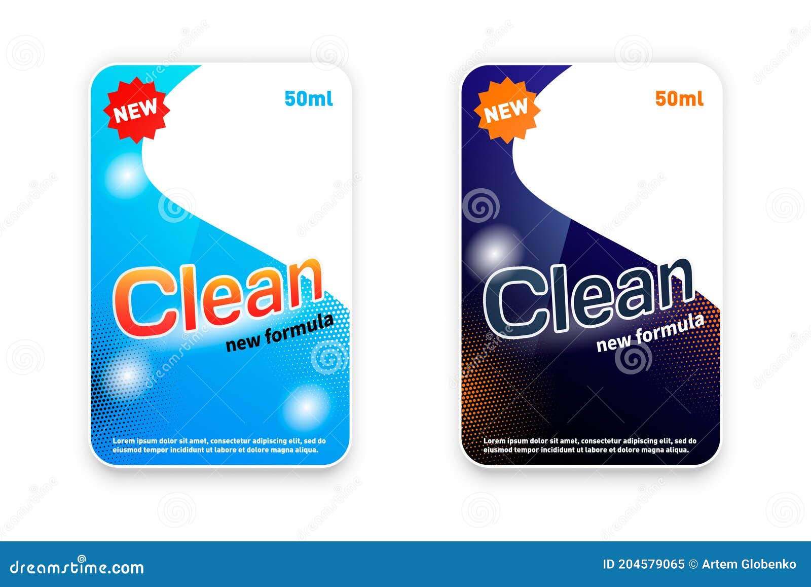 Packaging Label, Packaging Vector Design. Stock Vector Illustration