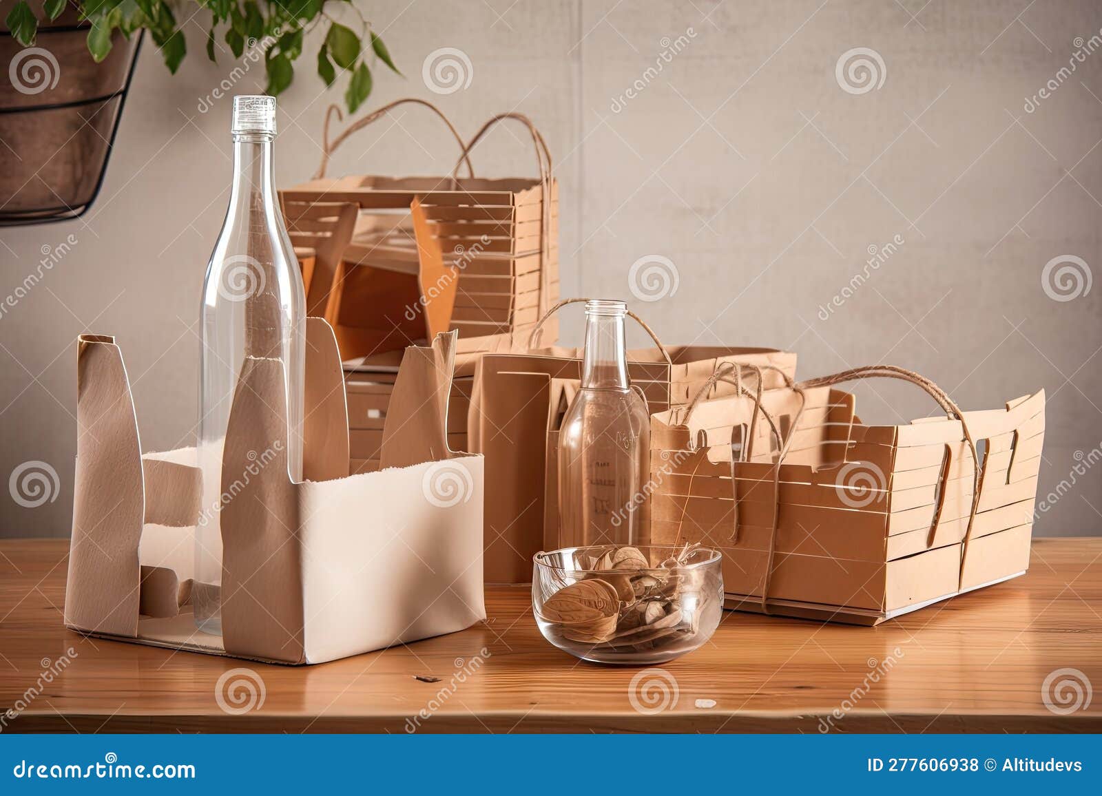 Packaging Made from Recycled Materials, with Minimal Waste and