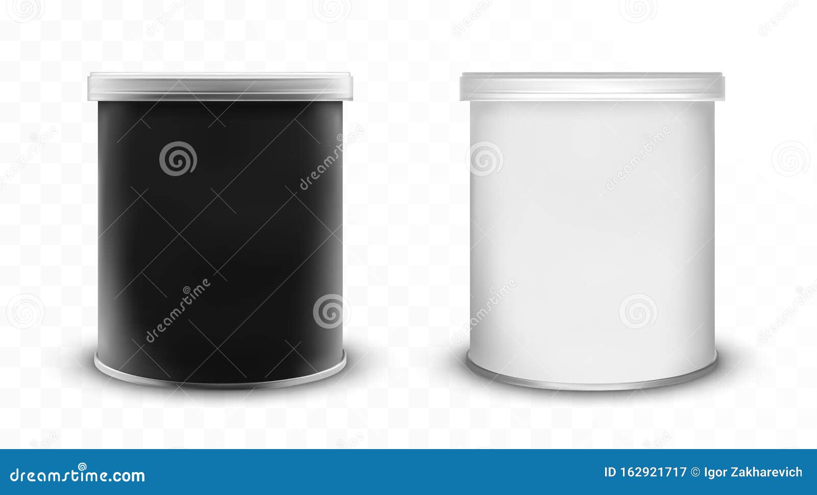 Download Packaging Mockup Design. Round Package Container Isolated ...