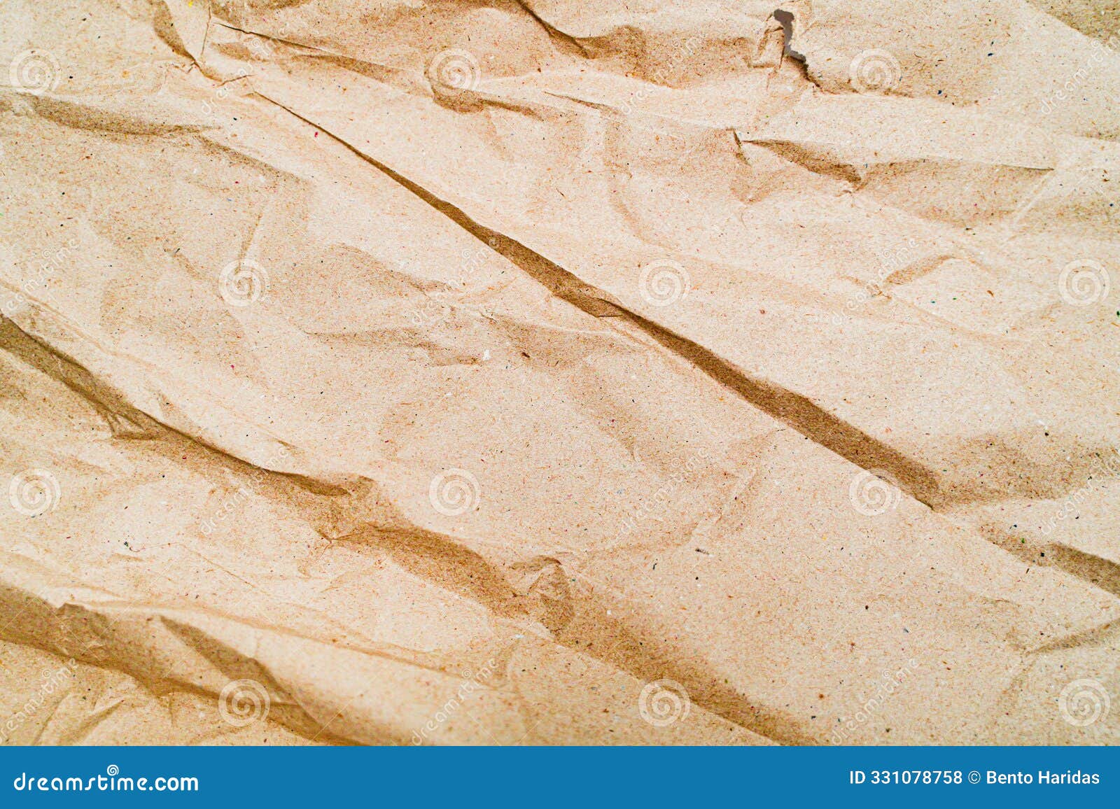 packaging paper texture with wrinkles and folds