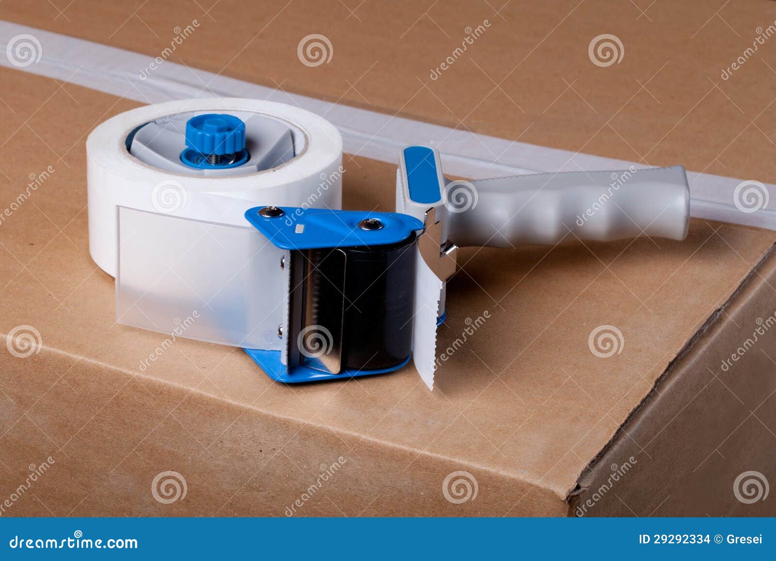 Packaging Tape Gun Dispenser Stock Photo Image of packing, adhesive