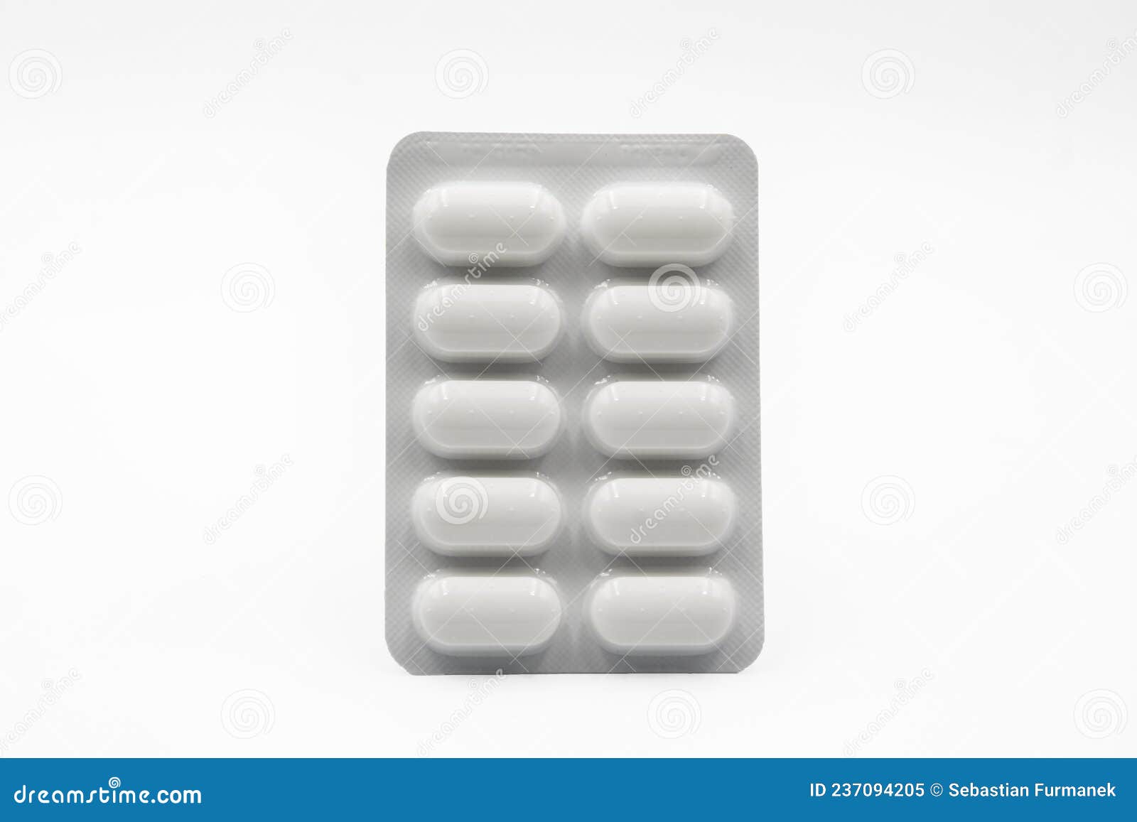 Packaging of Pills Isolated on White Stock Image Image of healthcare