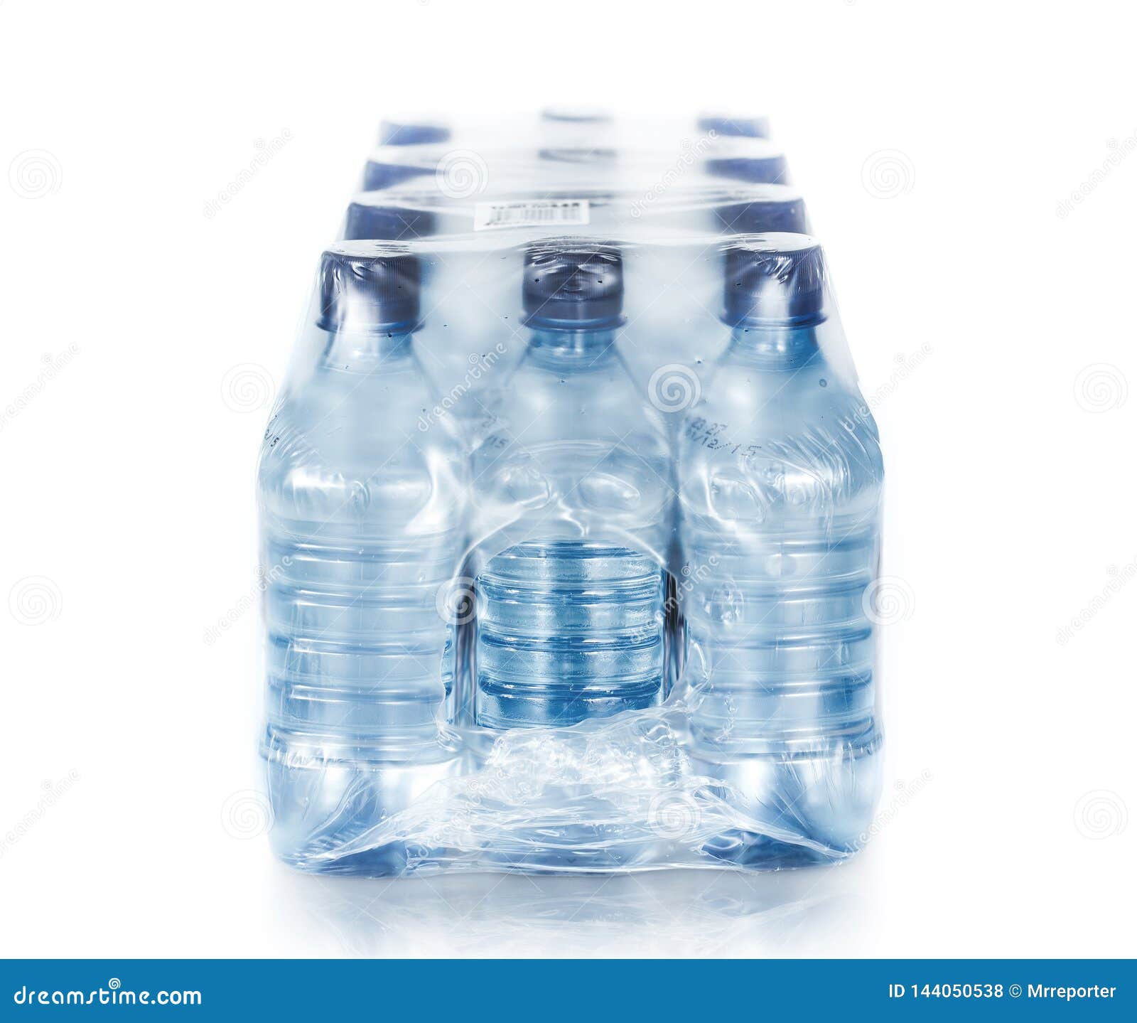 Packed bottled water stock photo. Image of isolated 144050538