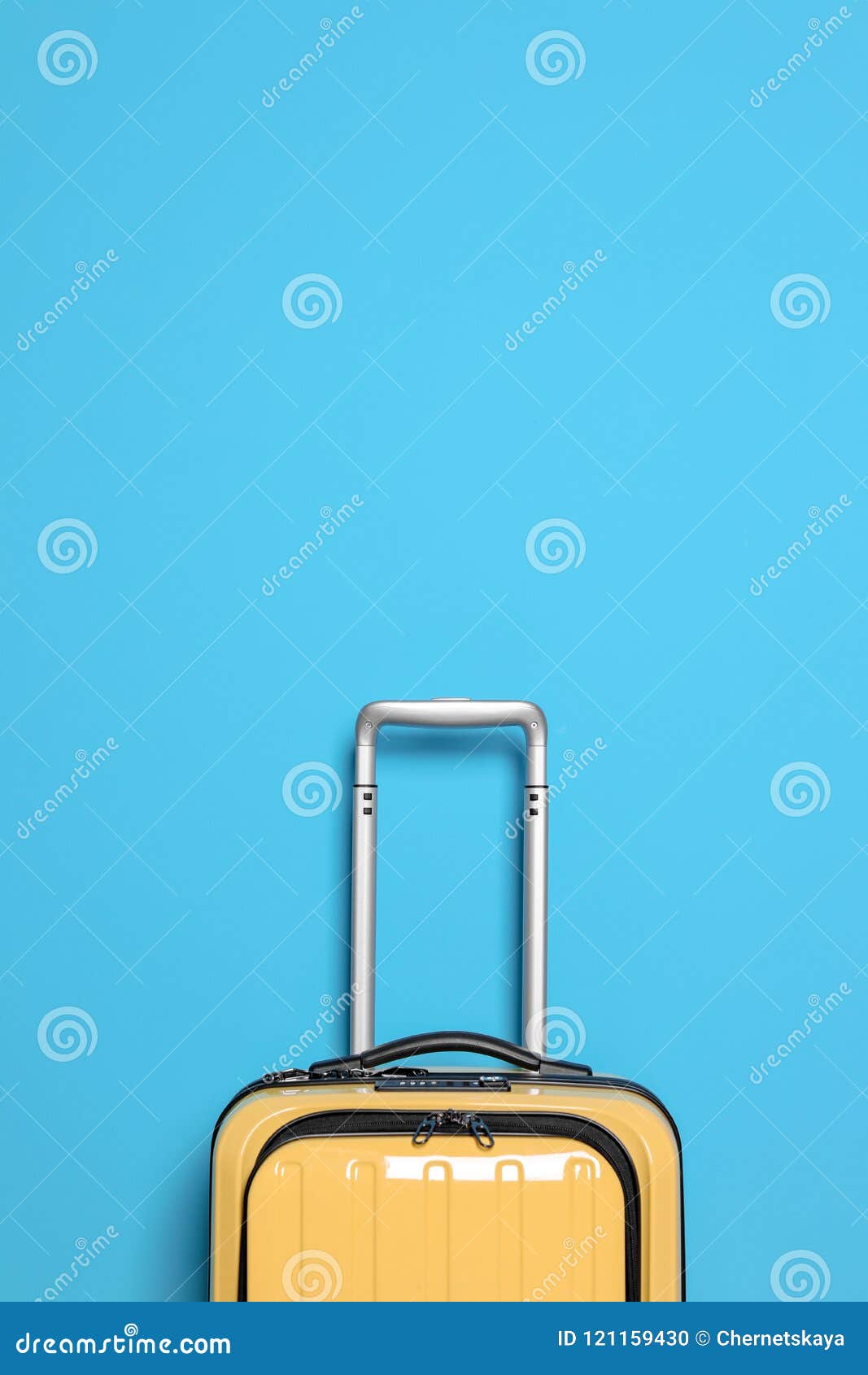 Packed Bright Yellow Suitcase Stock Photo Image of holidays, bright