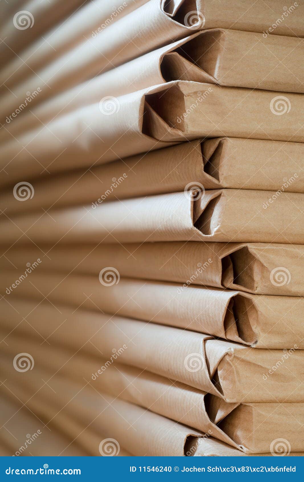 Packed paper, vertically stock photo. Image of corner 11546240