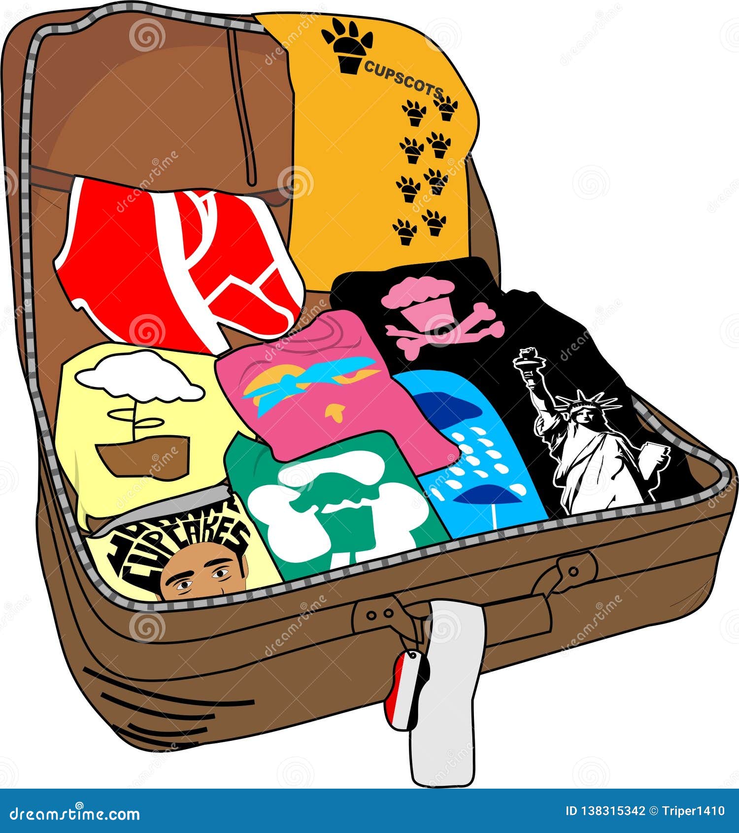 Packing bag vector cartoon stock vector. Illustration of adult - 138315342 Packing bag vector cartoon stock vector. Illustration of adult - 138315342