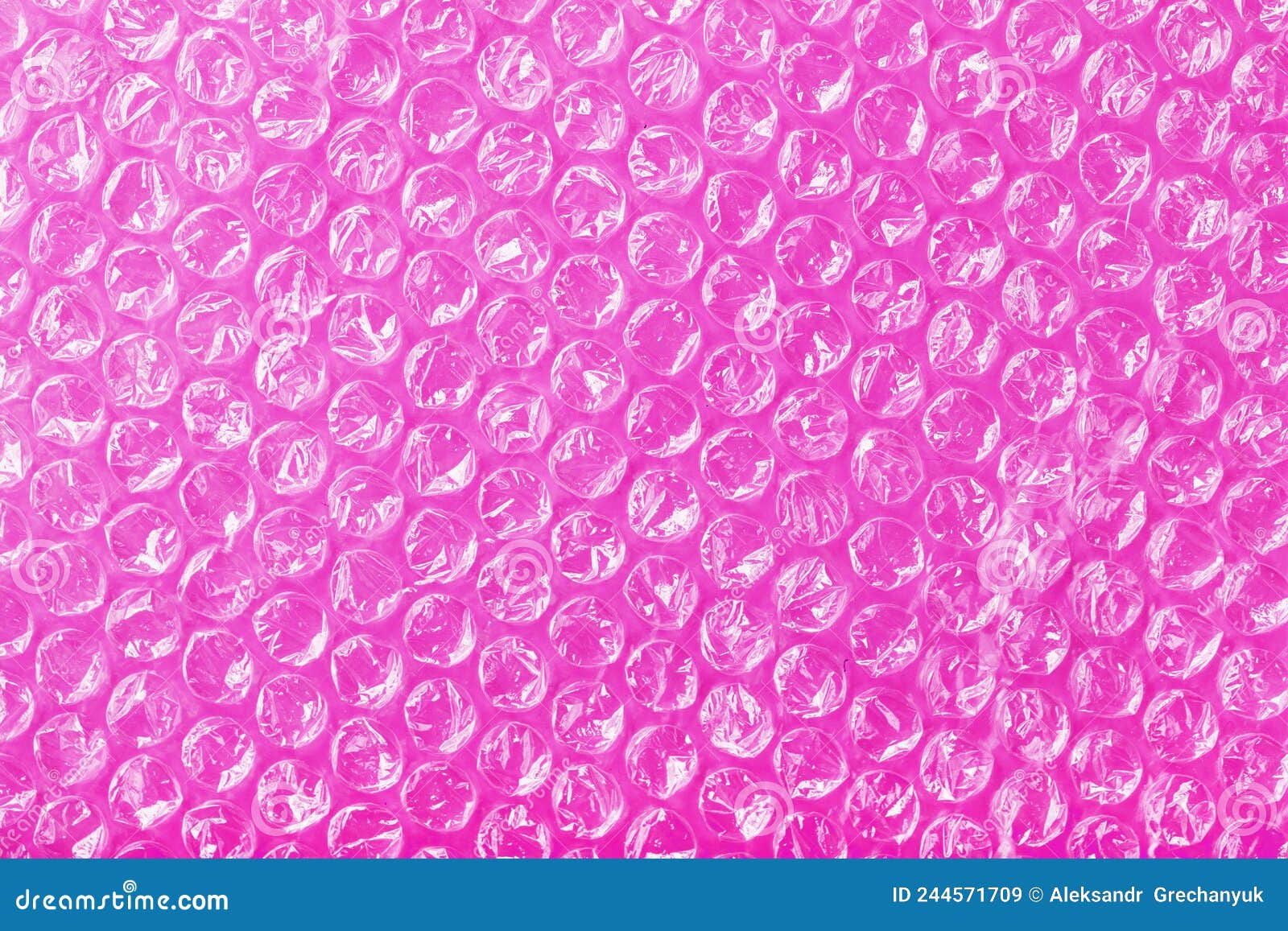 Packing Bubble Wrap for Parcels on a Pink Background in Full Screen Stock  Image - Image of element, geometric: 244571709