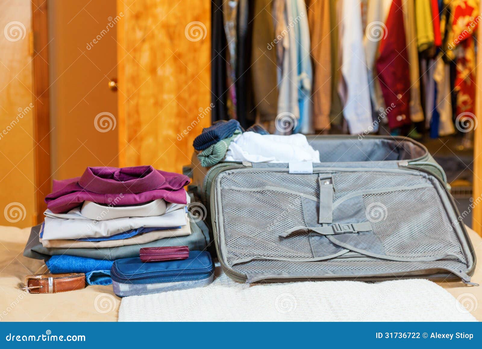 Packing suitcase stock photo. Image of carryon, packing 31736722