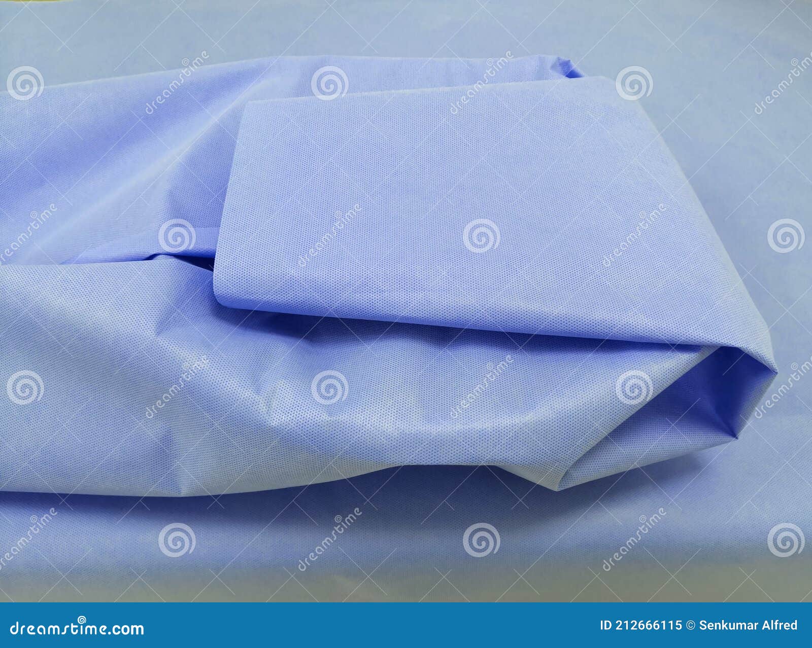 Packing of Surgical Instrument with Sterilization Blue Drape Stock ...