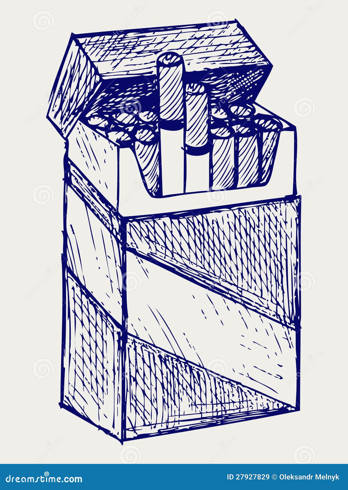 Paczka papierosy ilustracja wektor. Ilustracja złożonej z skrobanina ... How To Draw A Pack Of Cigarettes