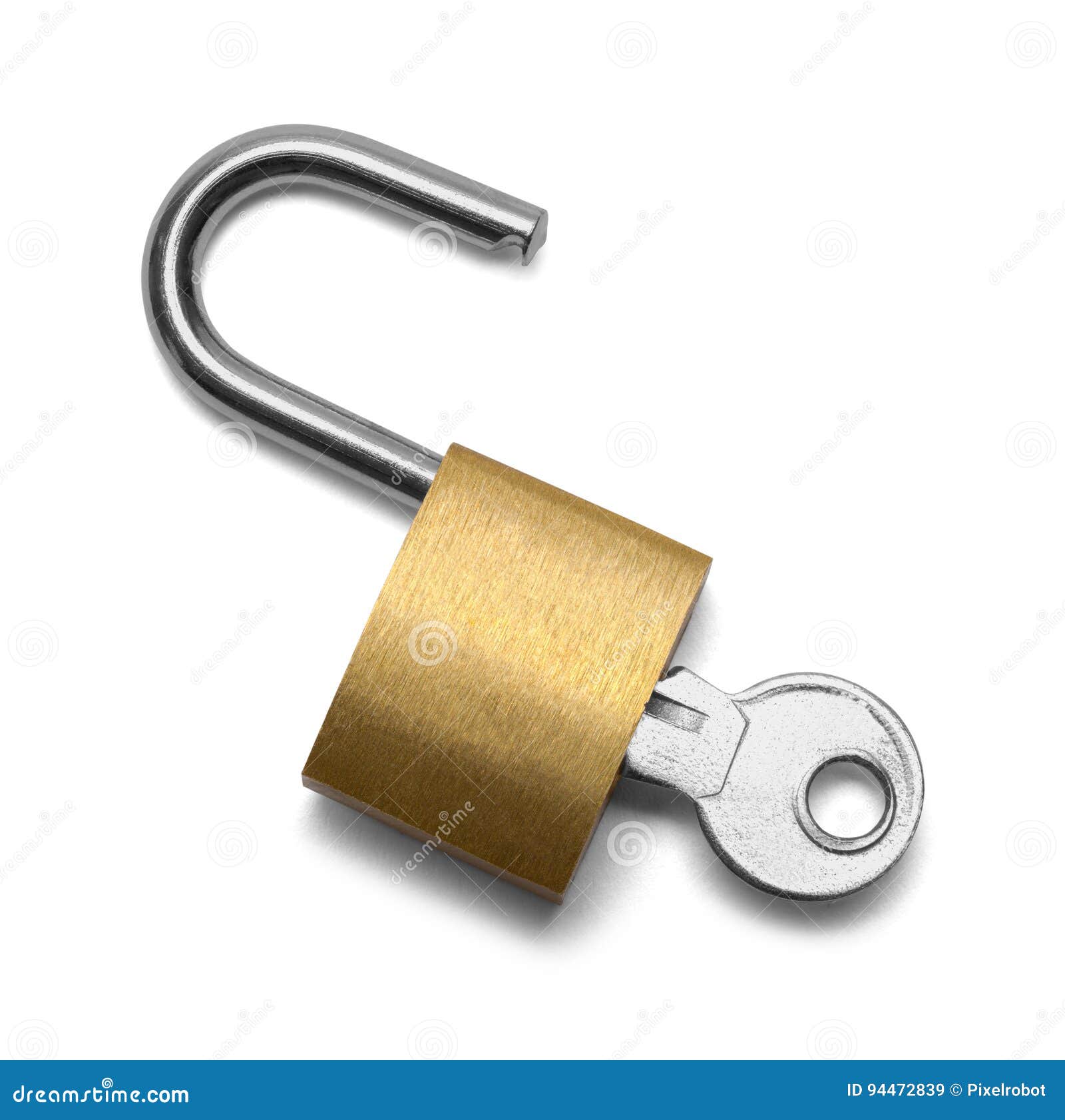 Pad Lock Open stock image. Image of closed, secure, safe 94472839