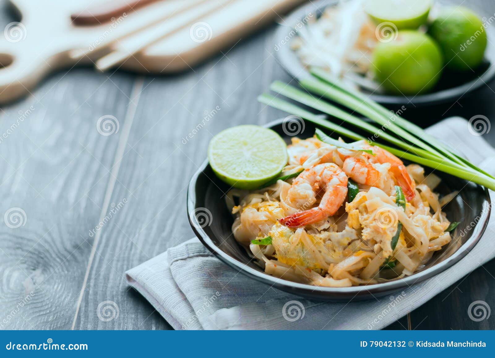 Pad Thai stock photo. Image of copy, cooking, pepper - 79042132