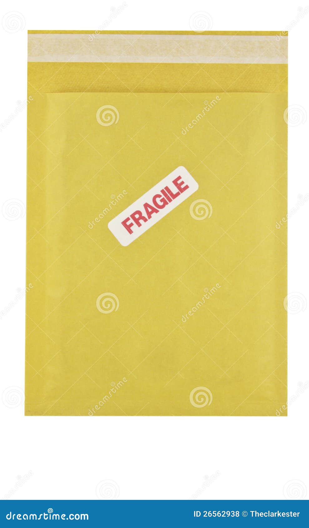 Padded envelope stock photo. Image of open, brown, address 26562938