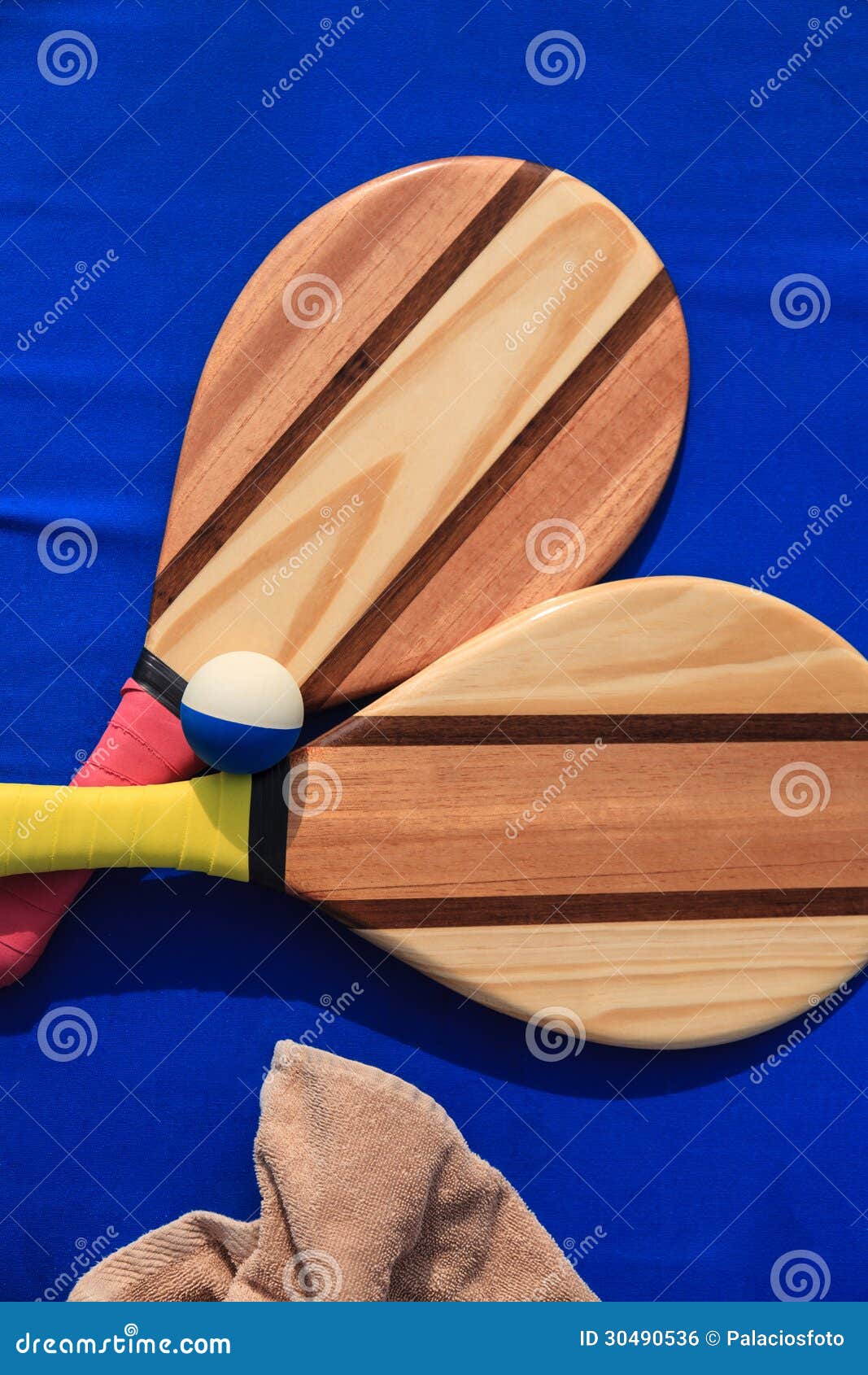 Paddle ball stock photo. Image of summer, vacation, paddles - 30490536