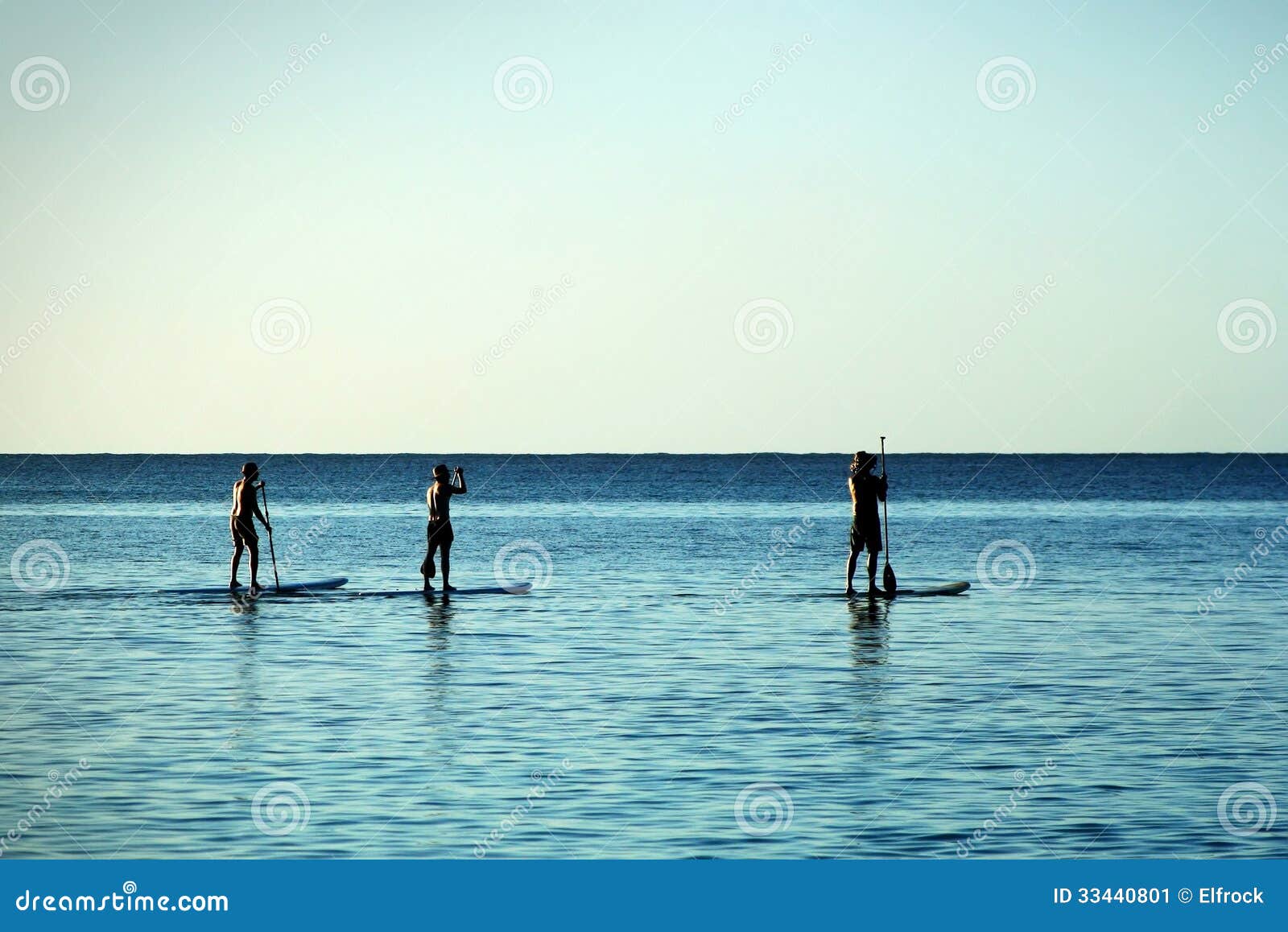 Paddleboarding stock image. Image of shoreline, board 33440801