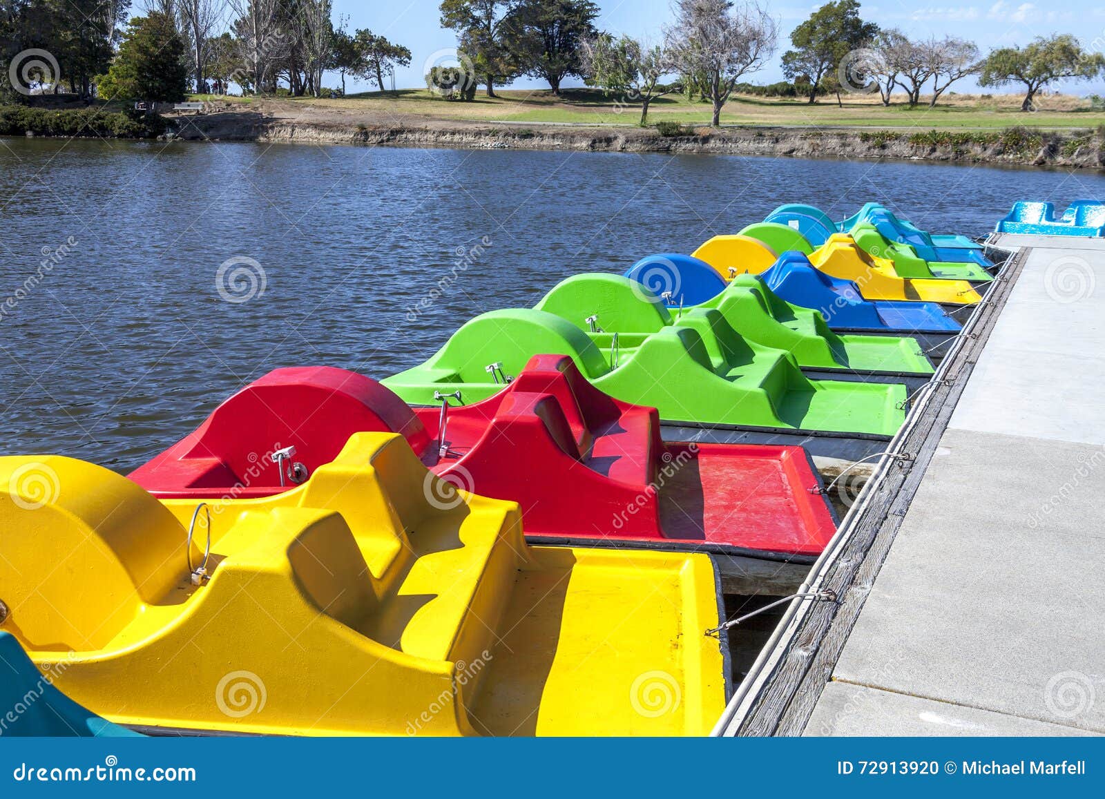 Paddle Boats stock photo. Image of boat, paddle, relaxation 72913920