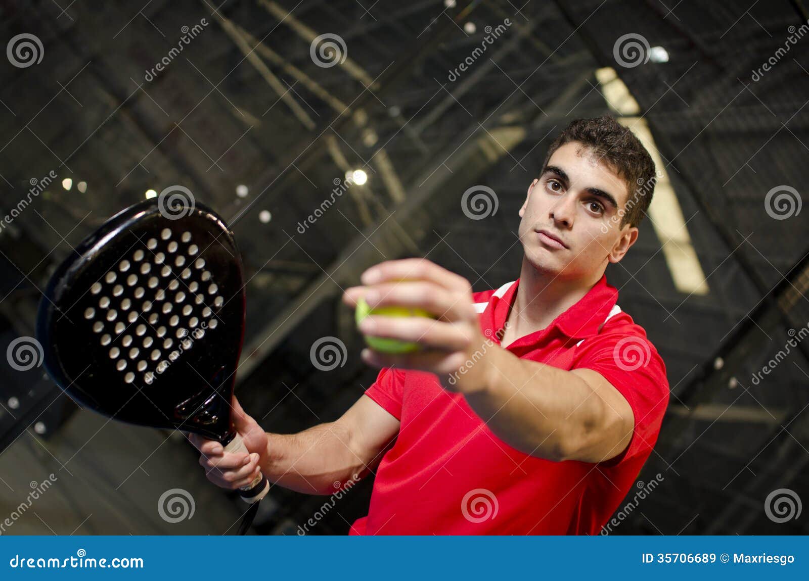 Paddle tennis player stock image. Image of latin, couple 35706689