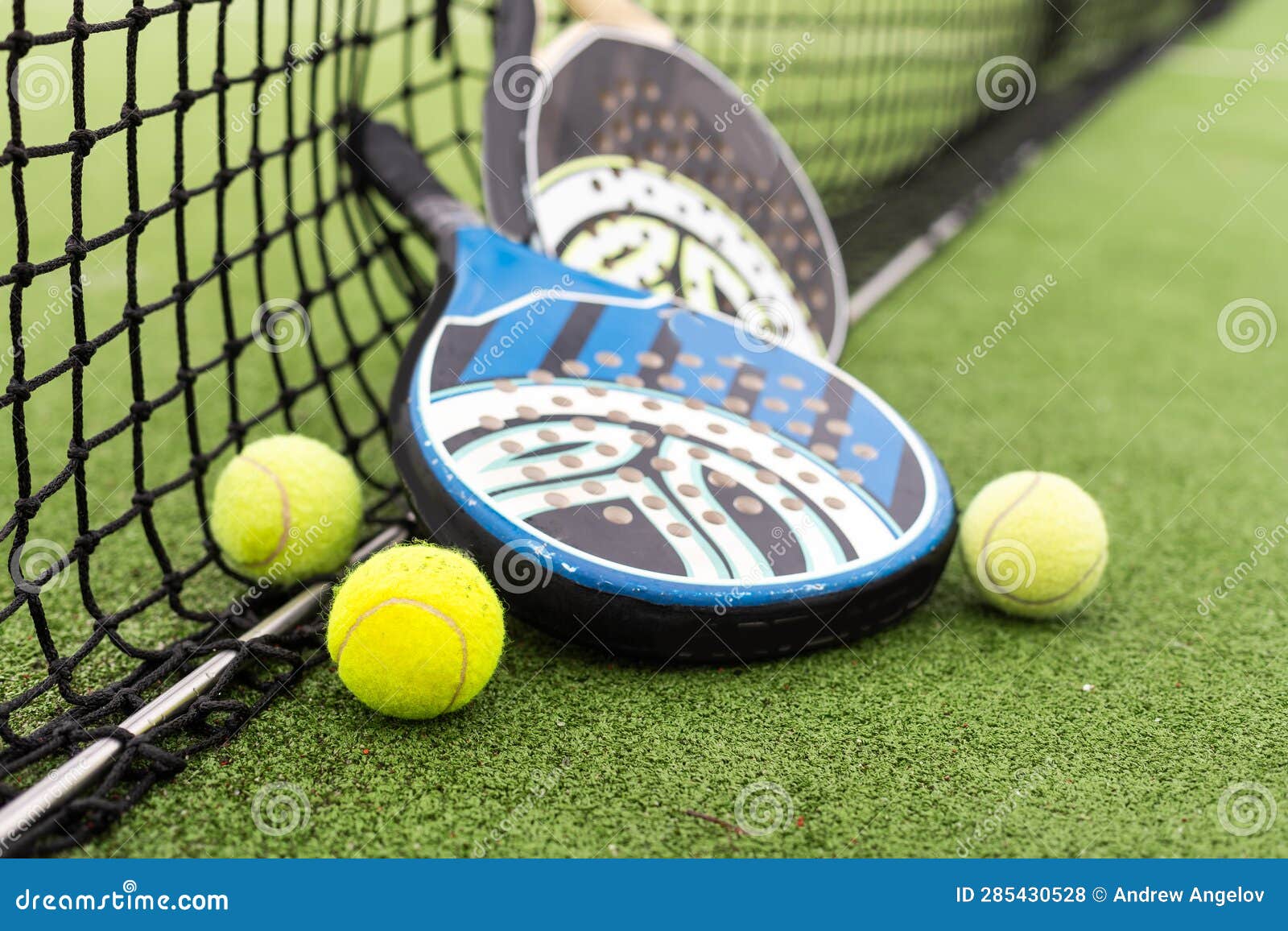 Paddle Tennis Racket and Ball Stock Photo Image of paddle, lifestyle