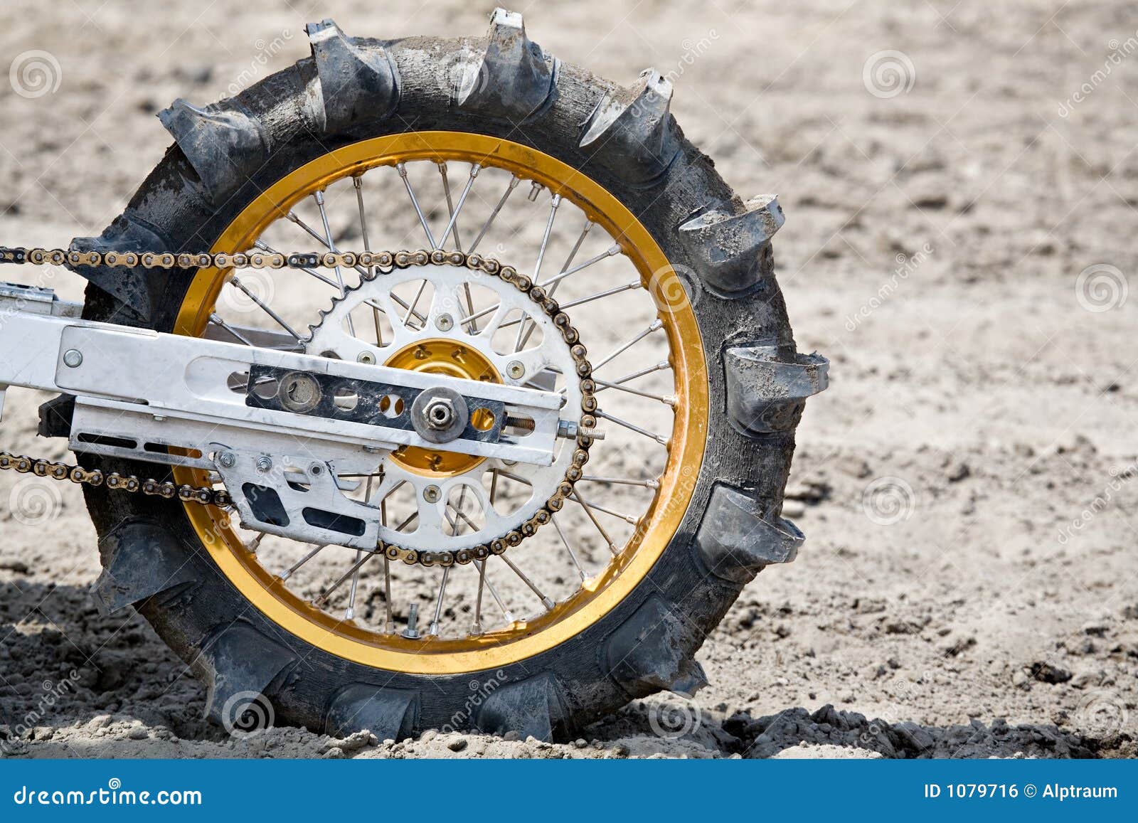 Paddle tire stock photo. Image of tire, motorcycle, closeup 1079716