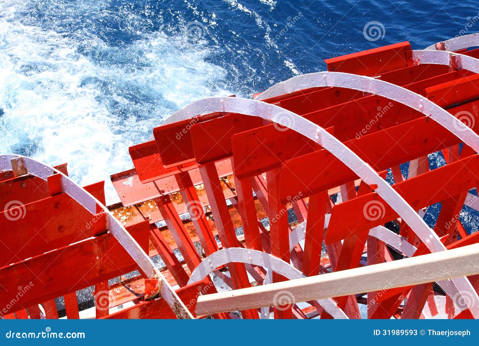 Paddle Wheel Cruise Boat Stock Photos - Image: 31989593