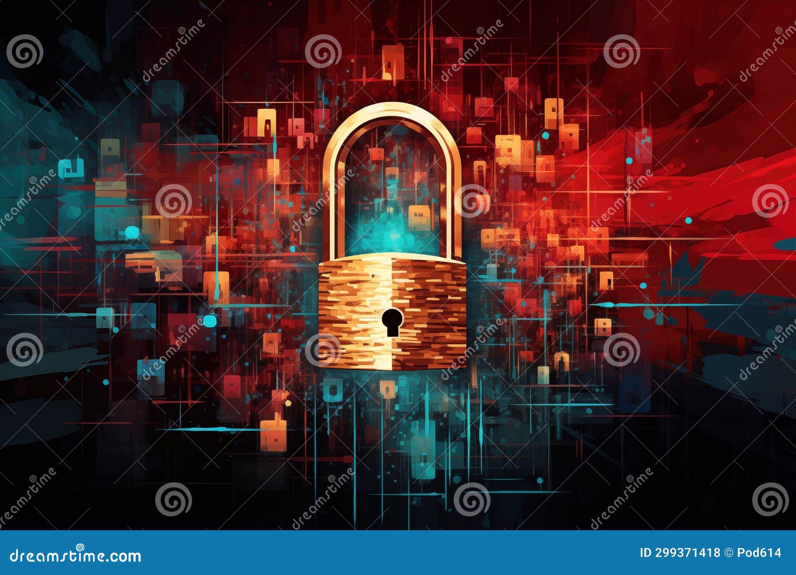 Locking Data Paths Padlock in Digital Space for Cyber Security