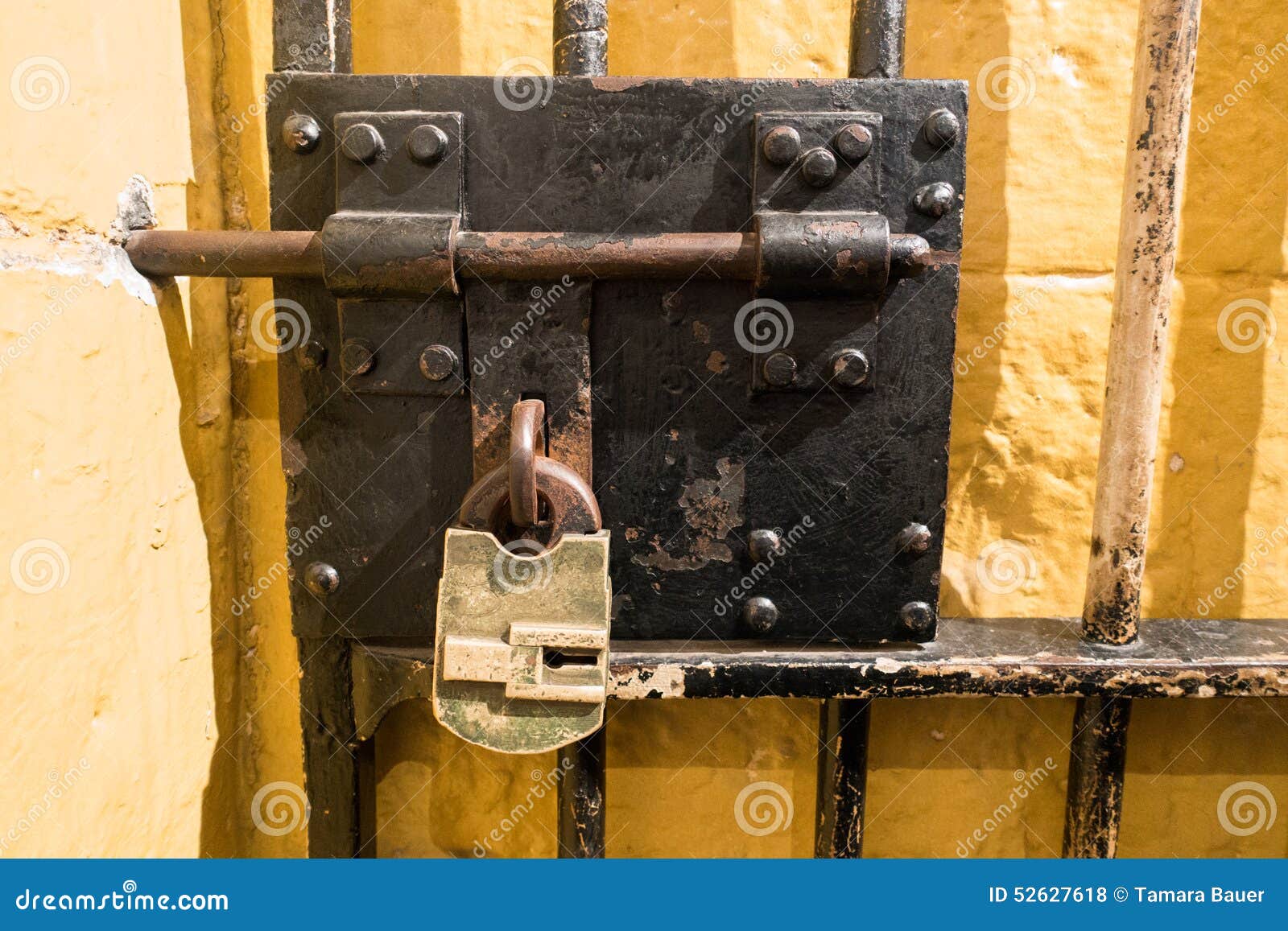 Padlock and cell stock photo. Image of cell, historic 52627618